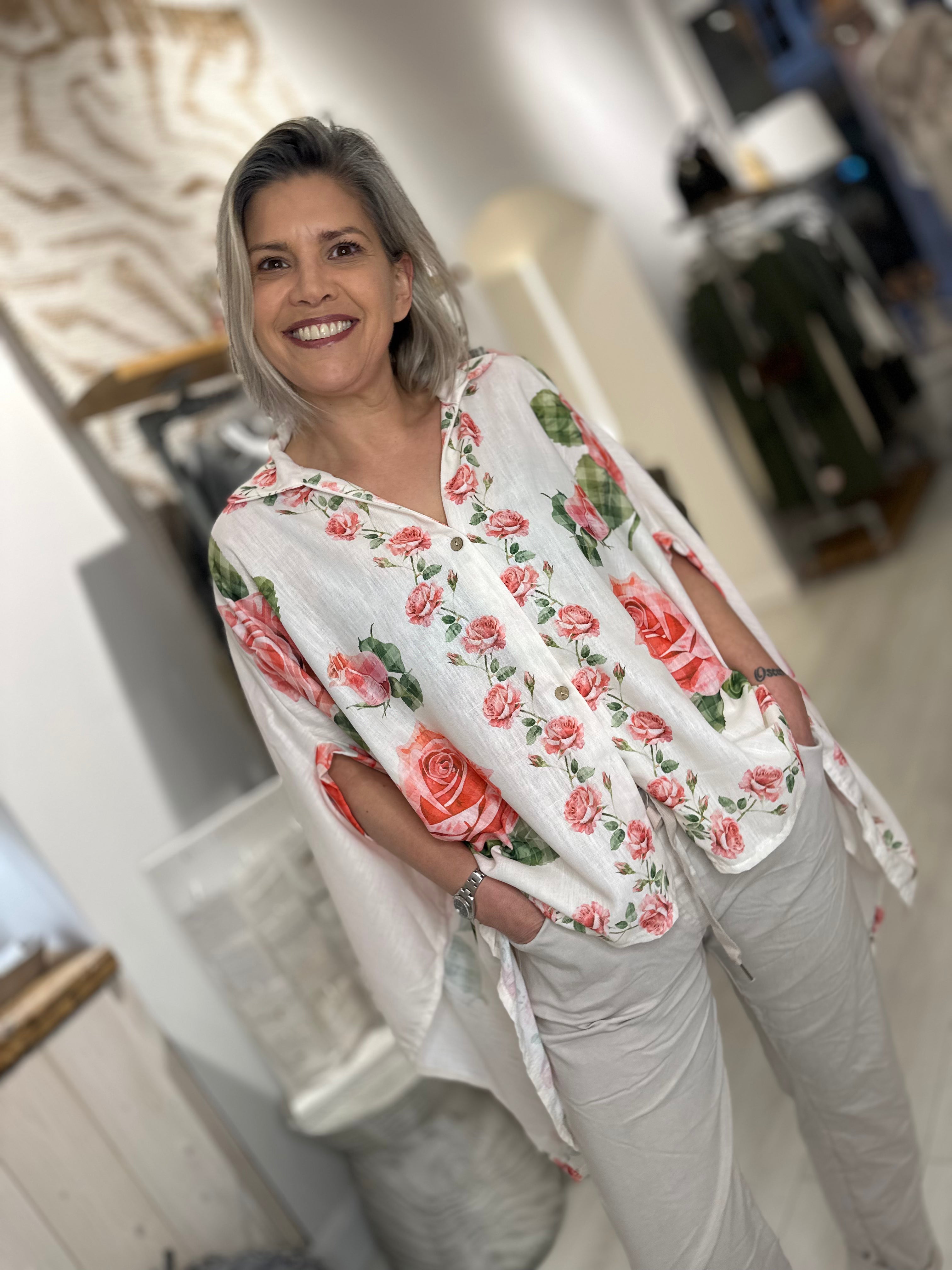 Rose Batwing Shirt