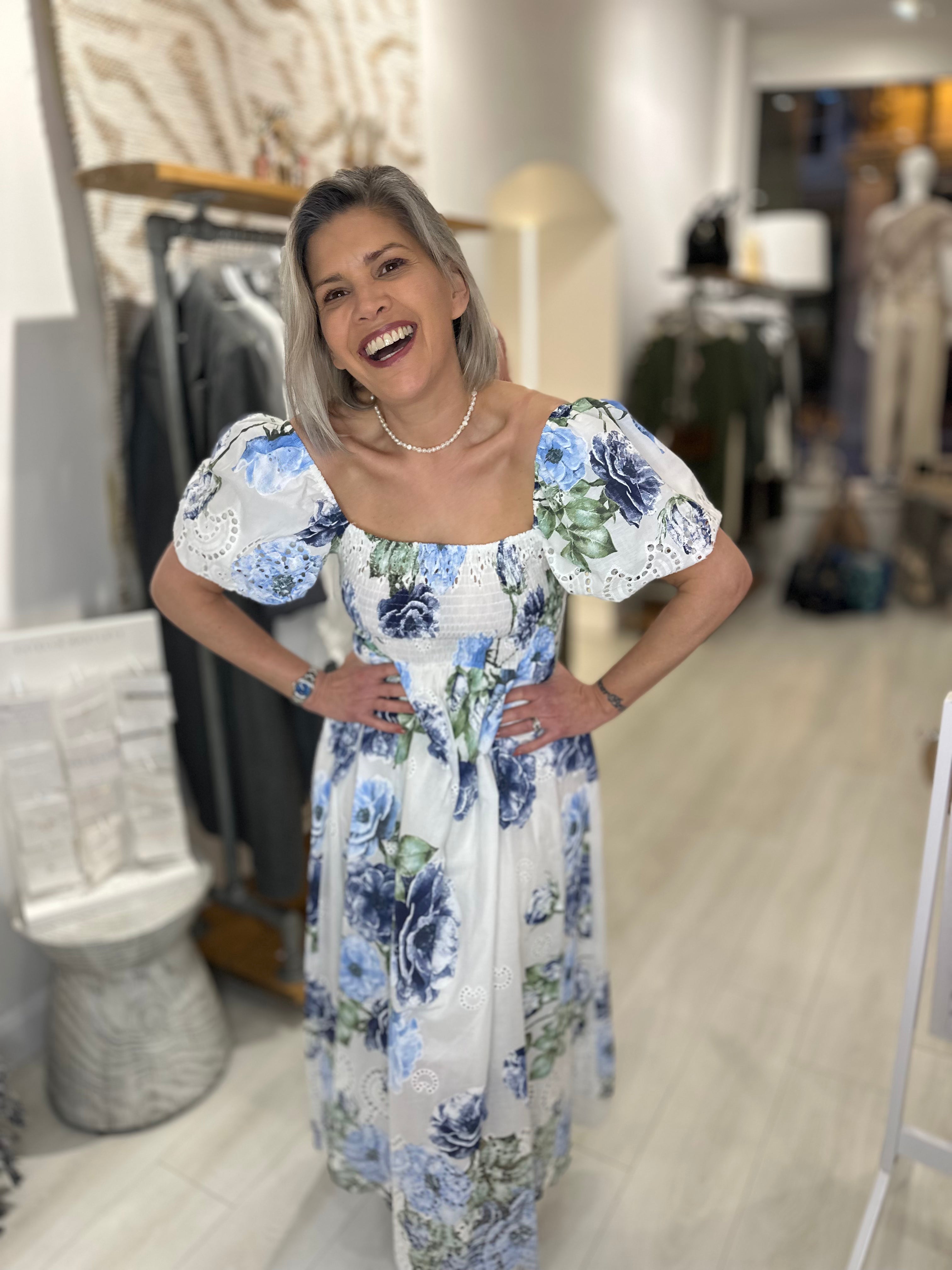 Elizabeth Elasticated Maxi Dress