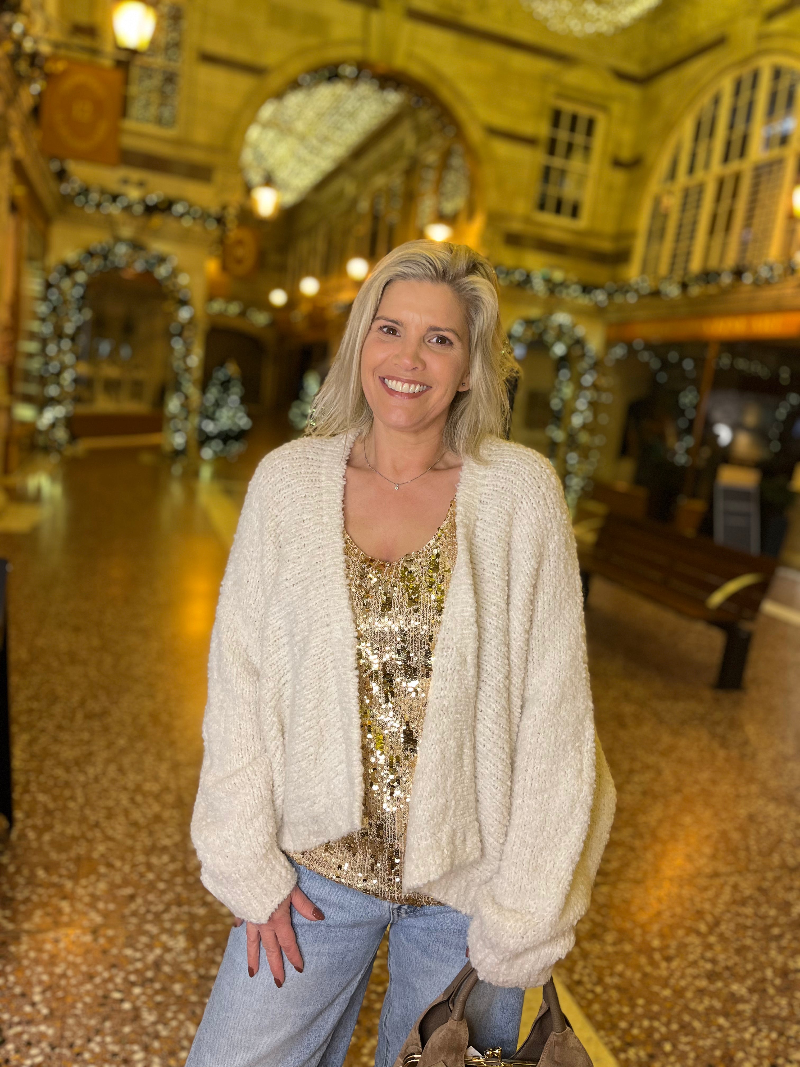 Tallulah Sequin Vest