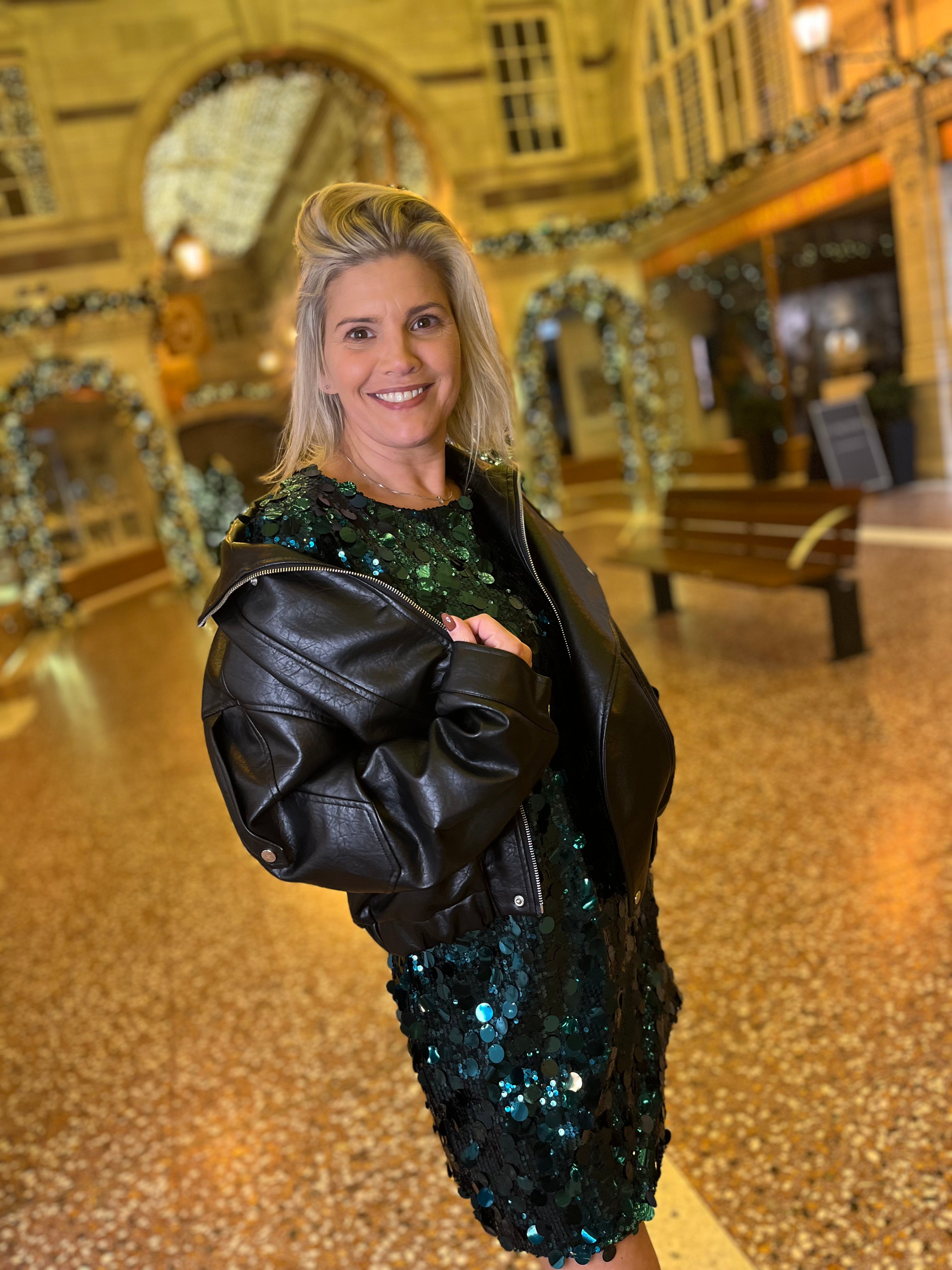 Patsy Sequin Party Dress