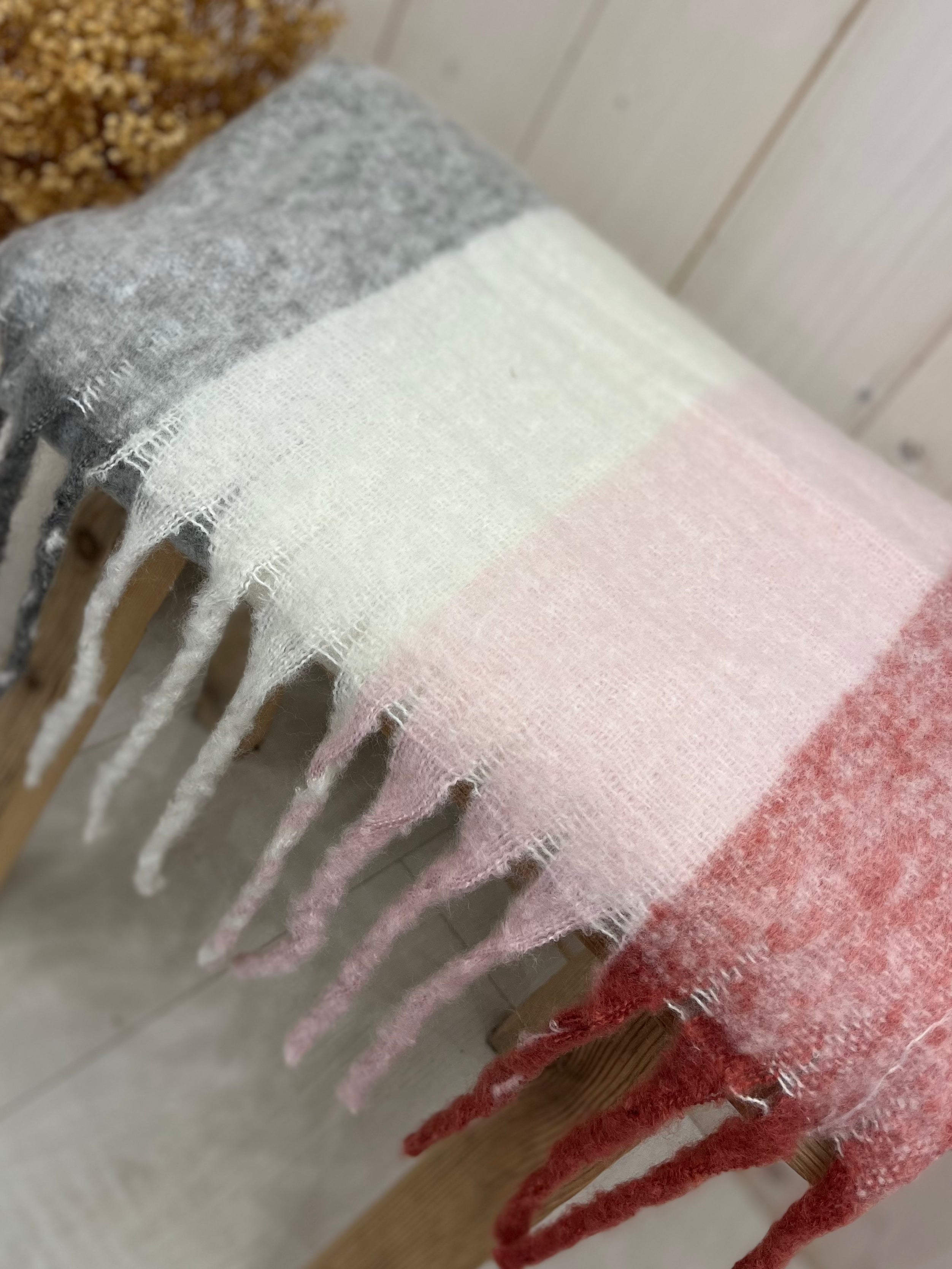 Chunky Scarf - Thick Stripes