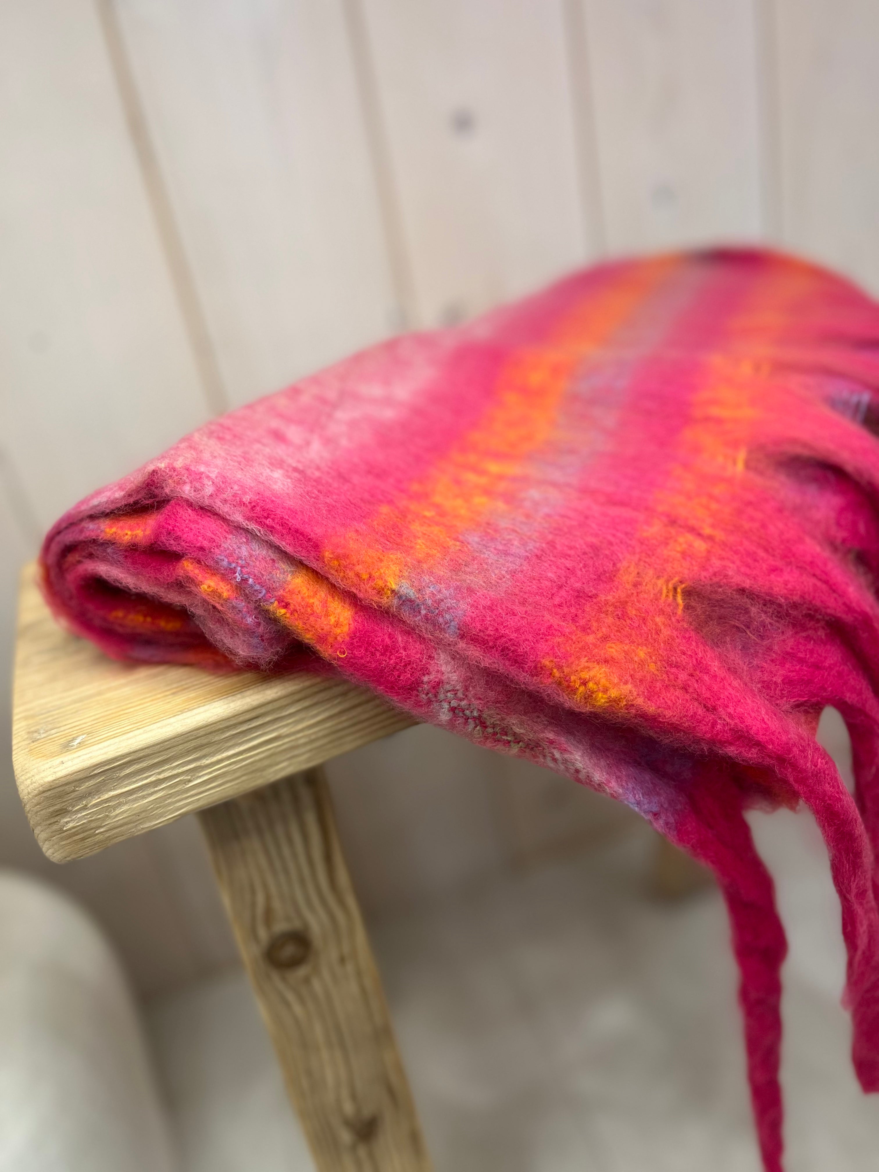 Chunky Scarf - Multi Stripes