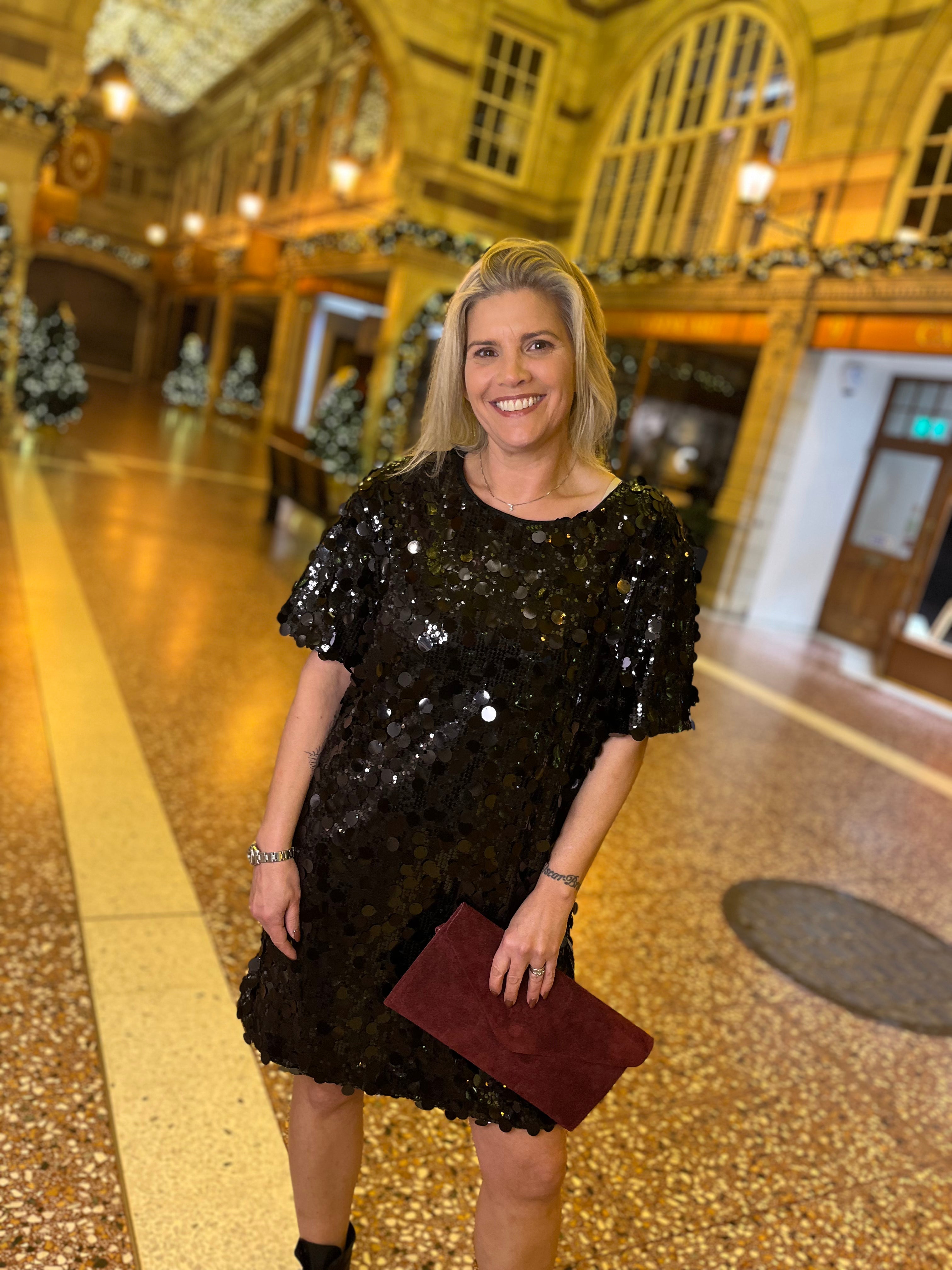 Patsy Sequin Party Dress