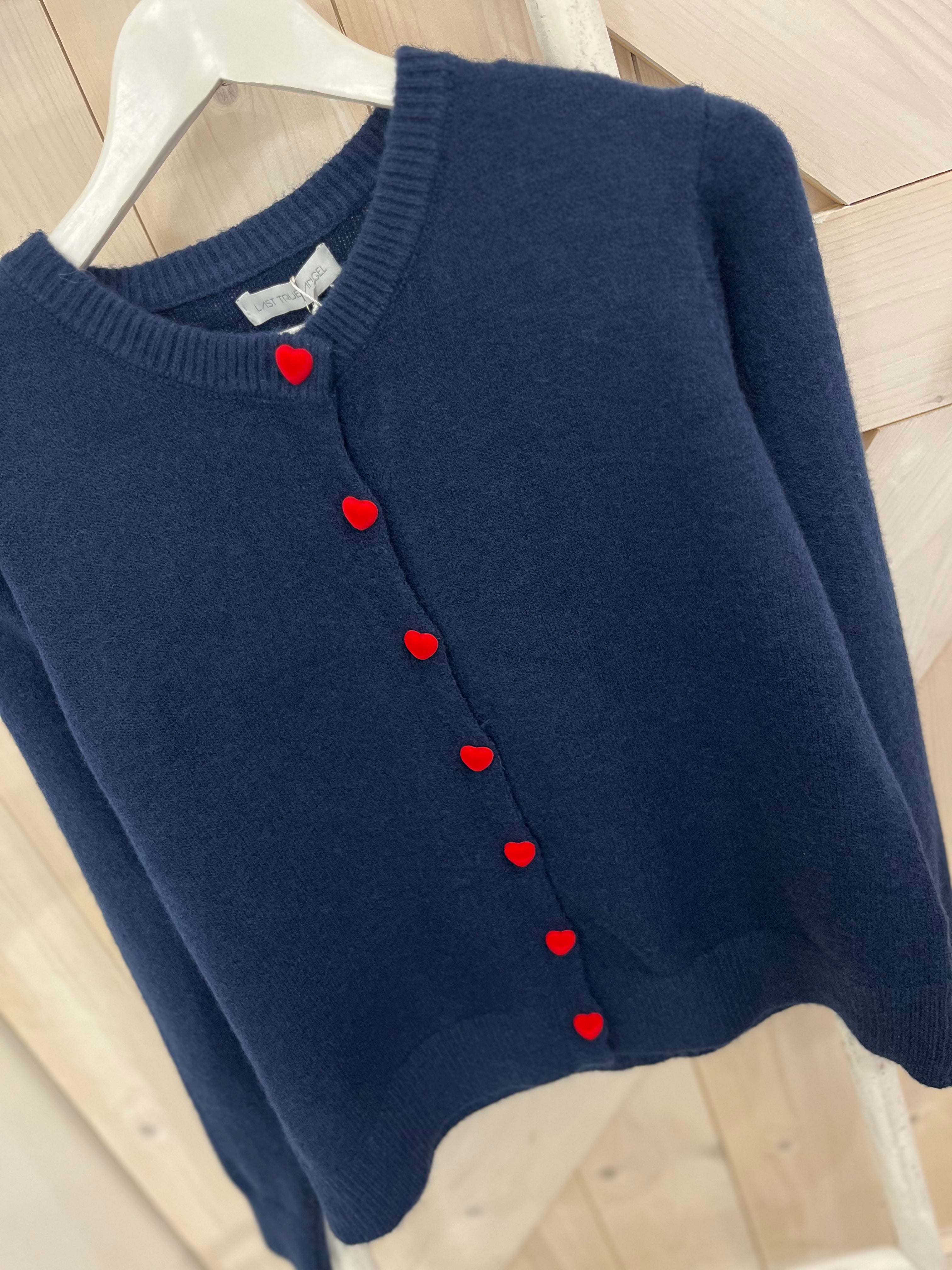 Heart Button Cardigan