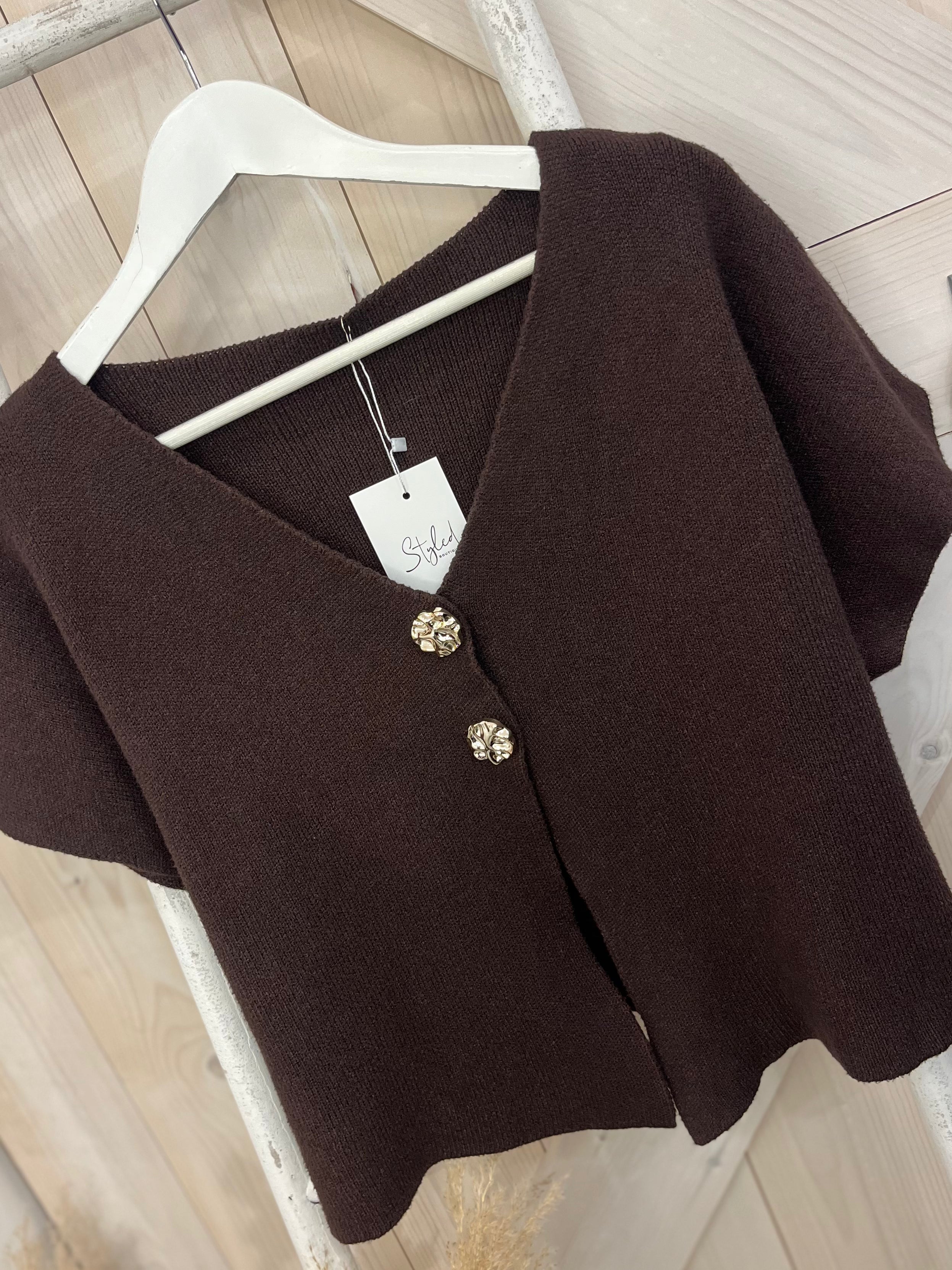 Camilla Double Gold Button Cardi