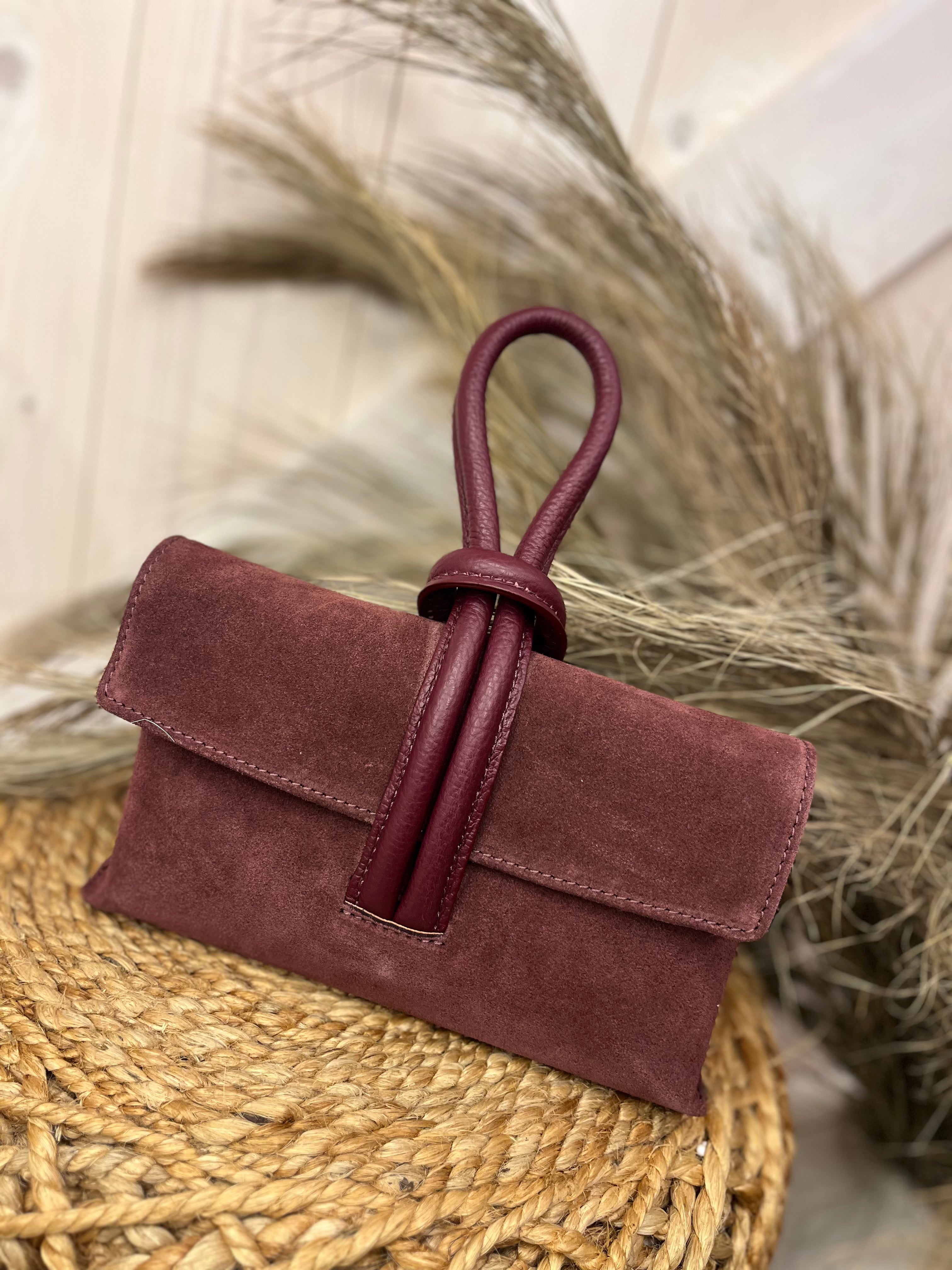 Lulu Loop Handle Leather Bag