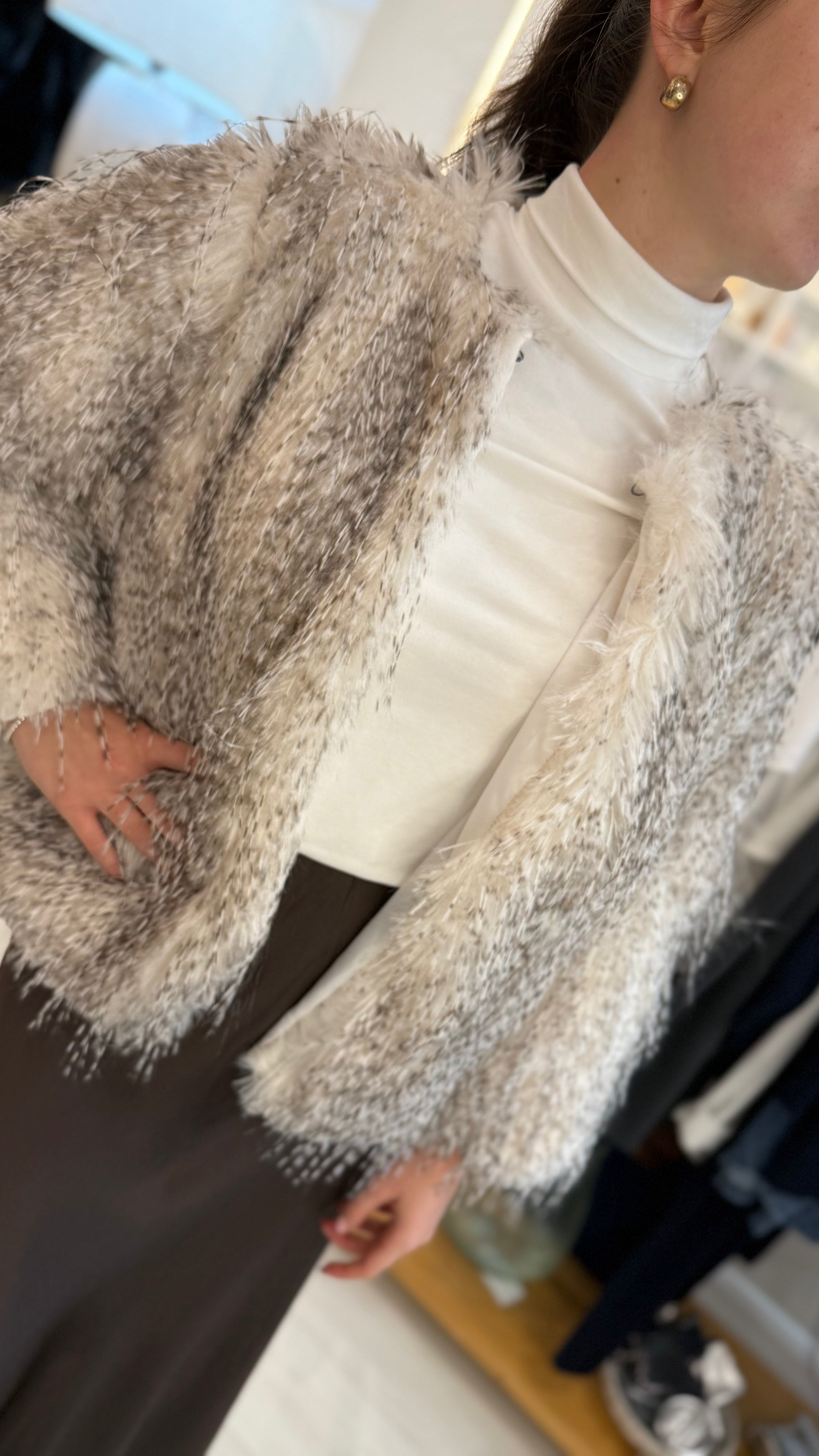 Jennifer Faux Fur Jacket