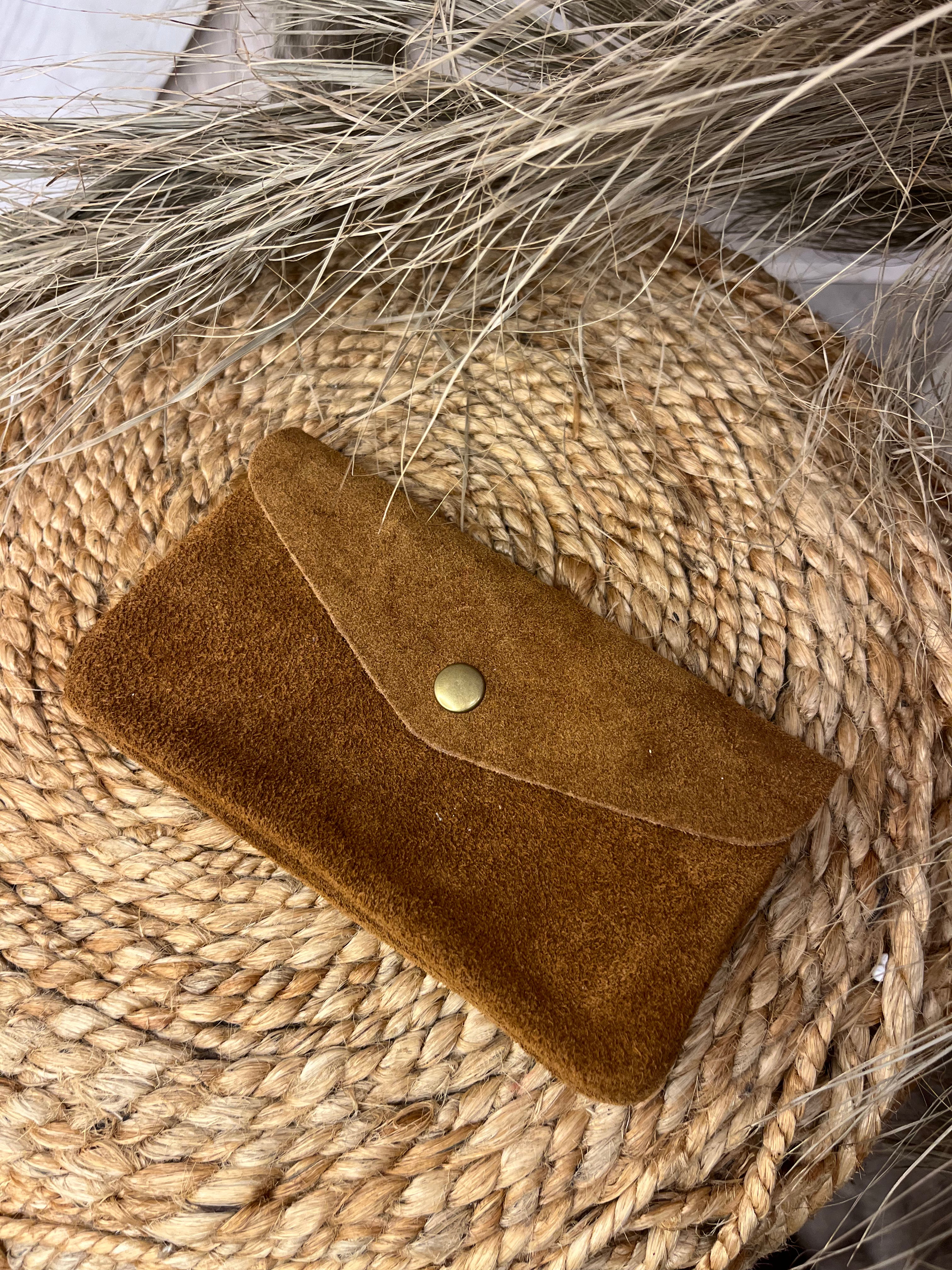 Suede Large Purse