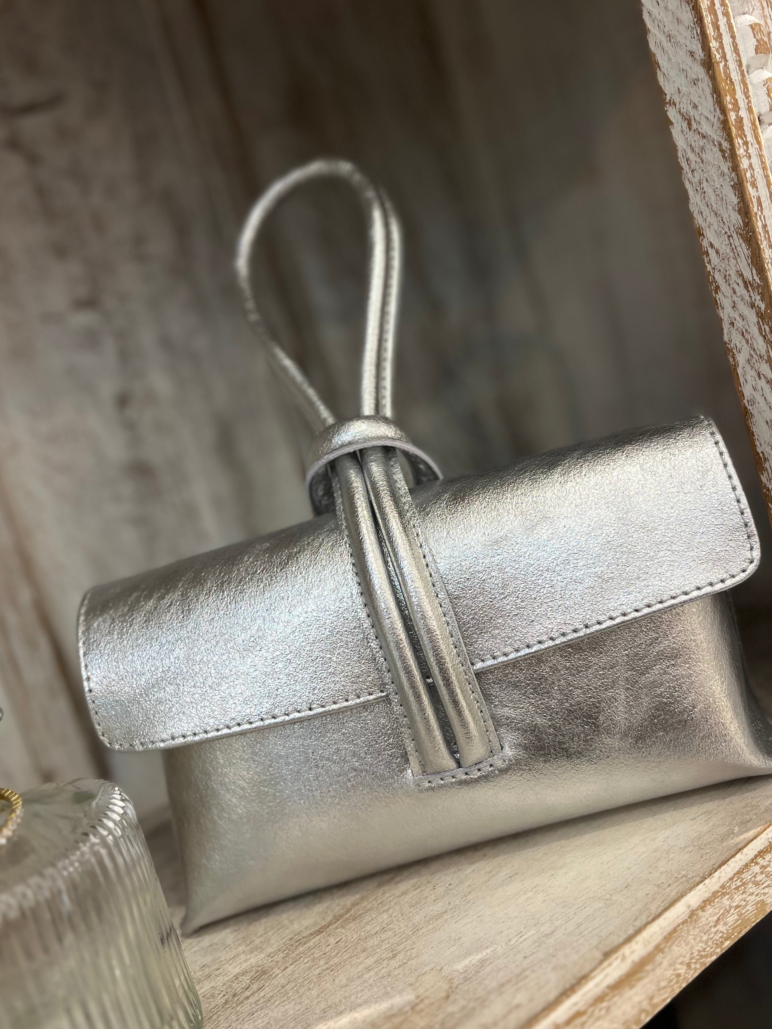 Lulu Loop Handle Leather Bag