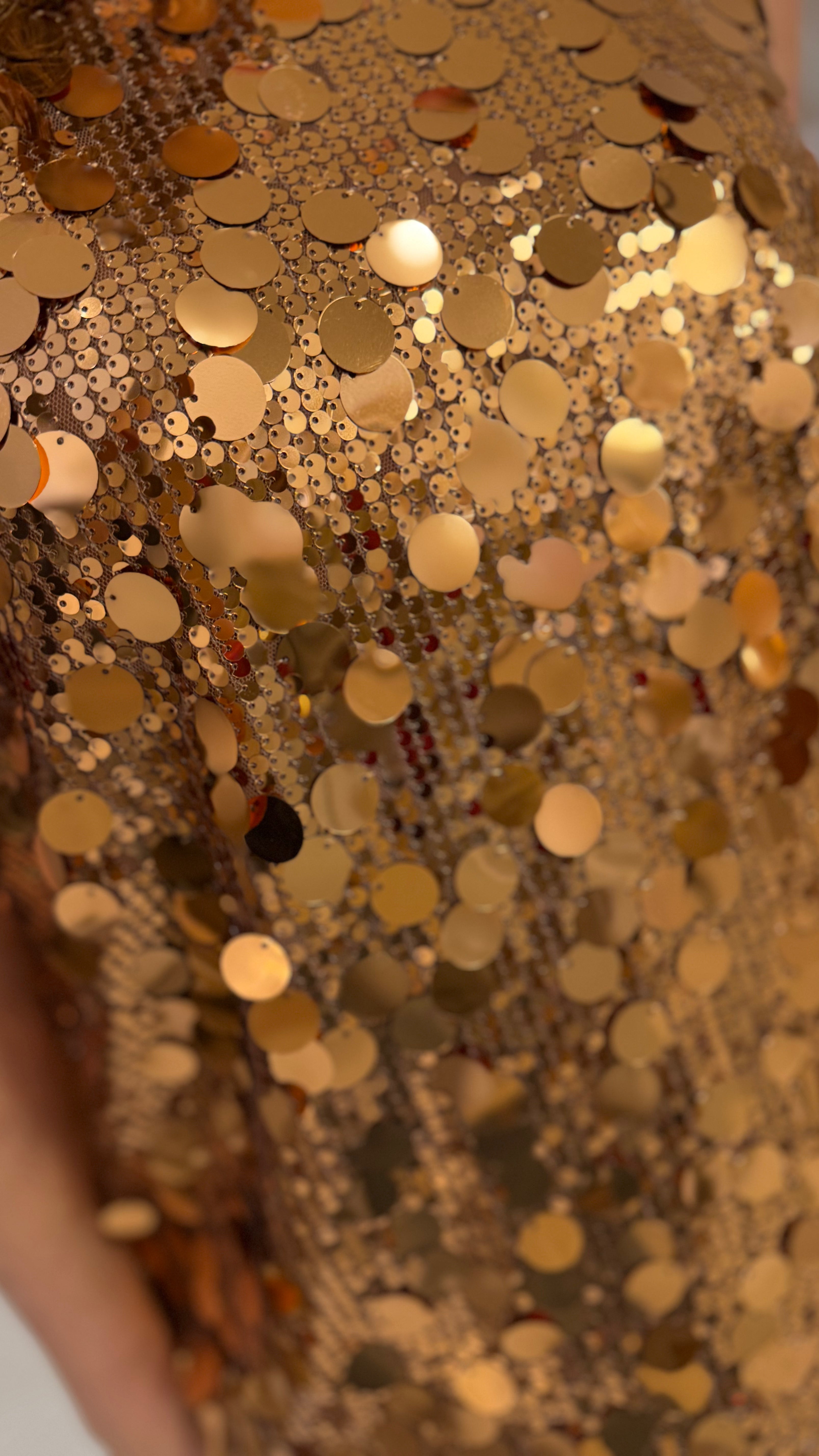 Patsy Sequin High Neck Top