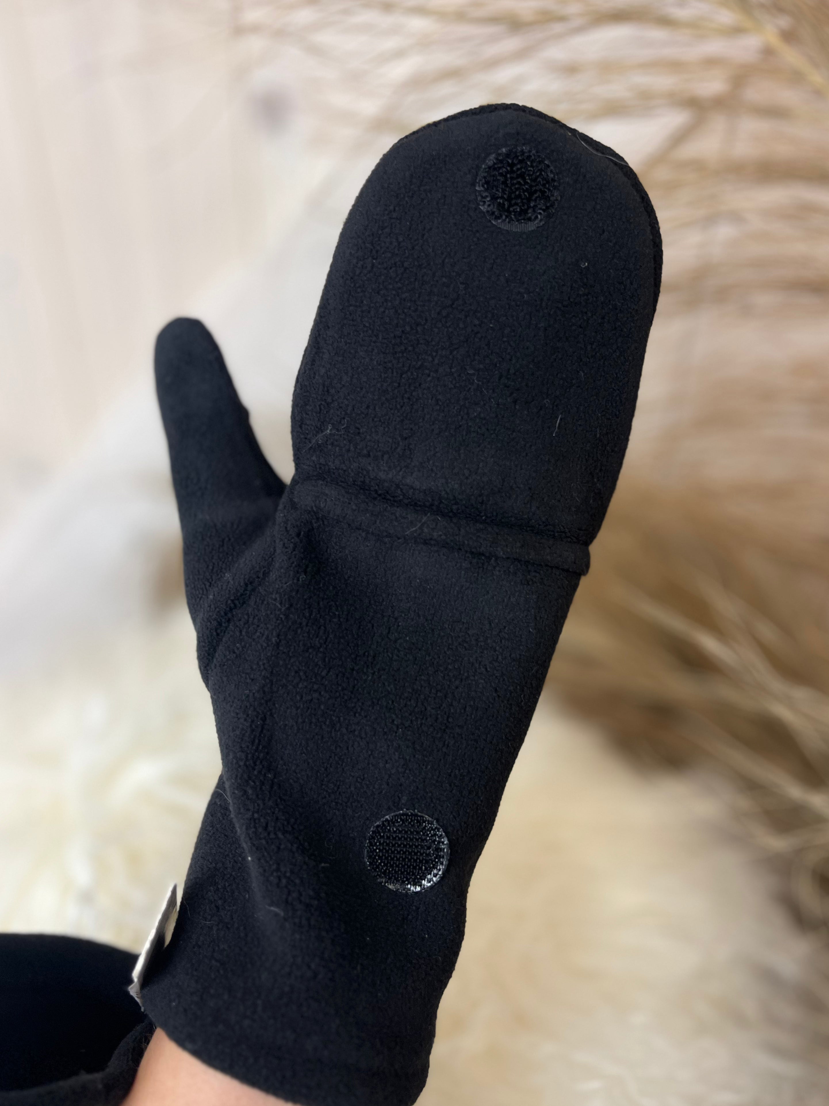 Fingerless Convertible Mittens