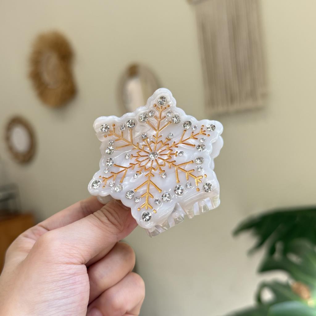Snowflake Claw Clip