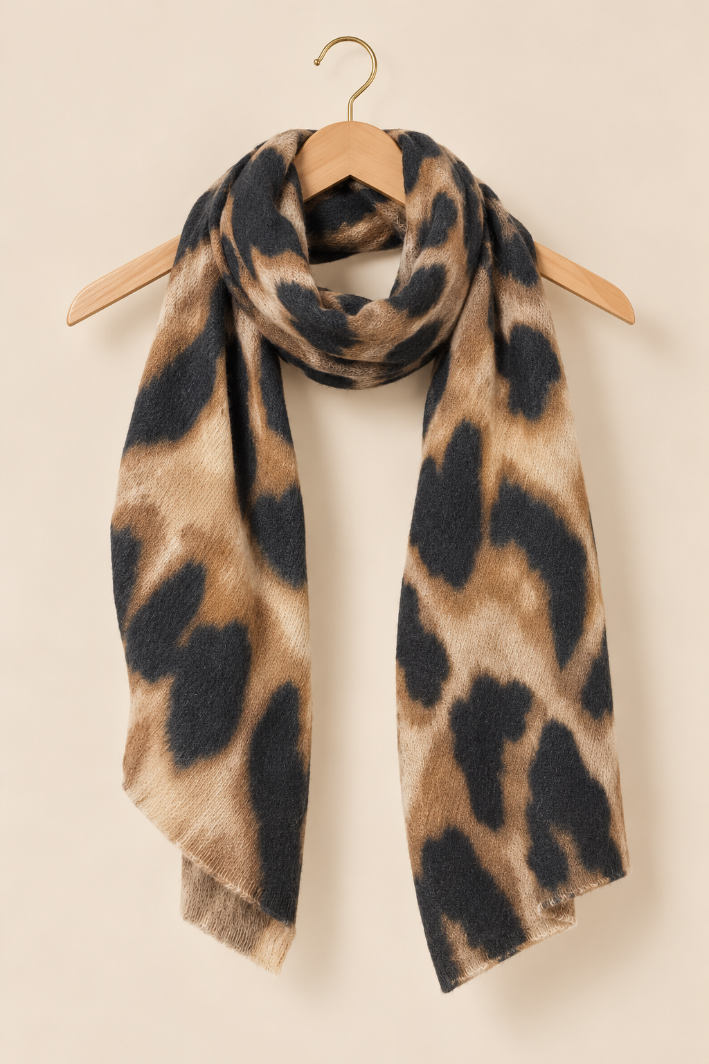 Lucy Leopard Scarf
