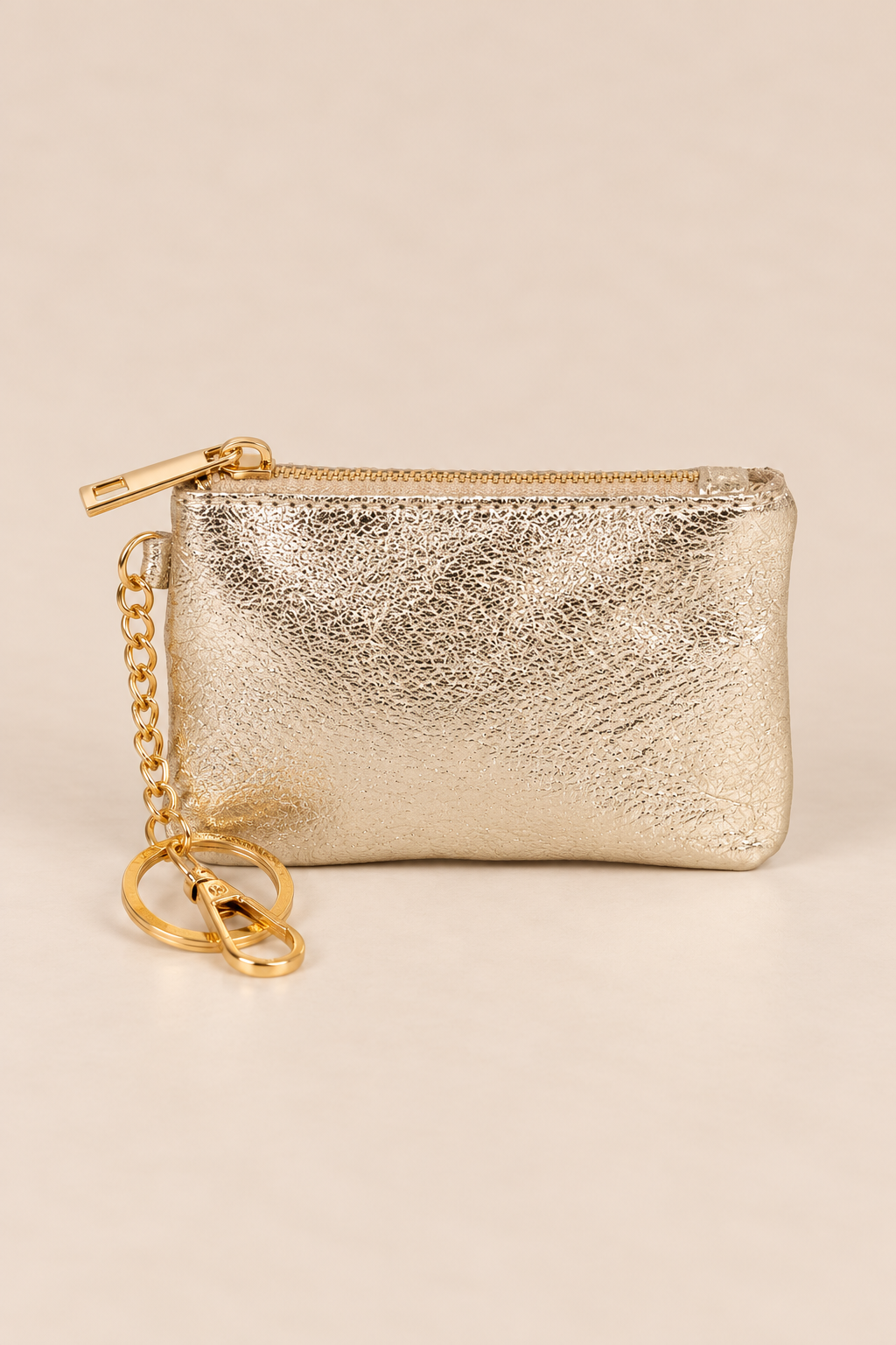 Vittoria Italian Leather Clip On Purse