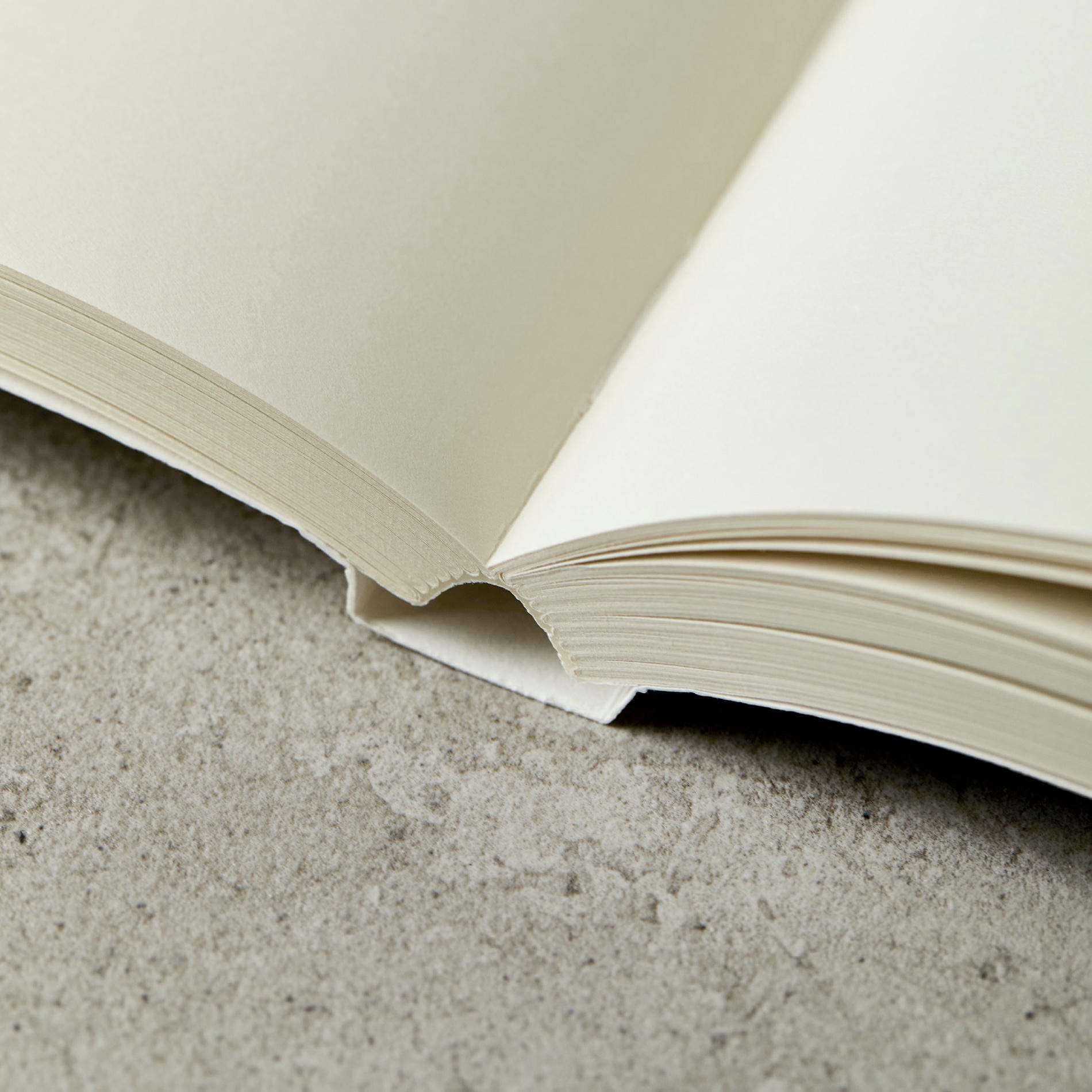 BLACK & WHITE STRIPE LAY FLAT NOTEBOOK