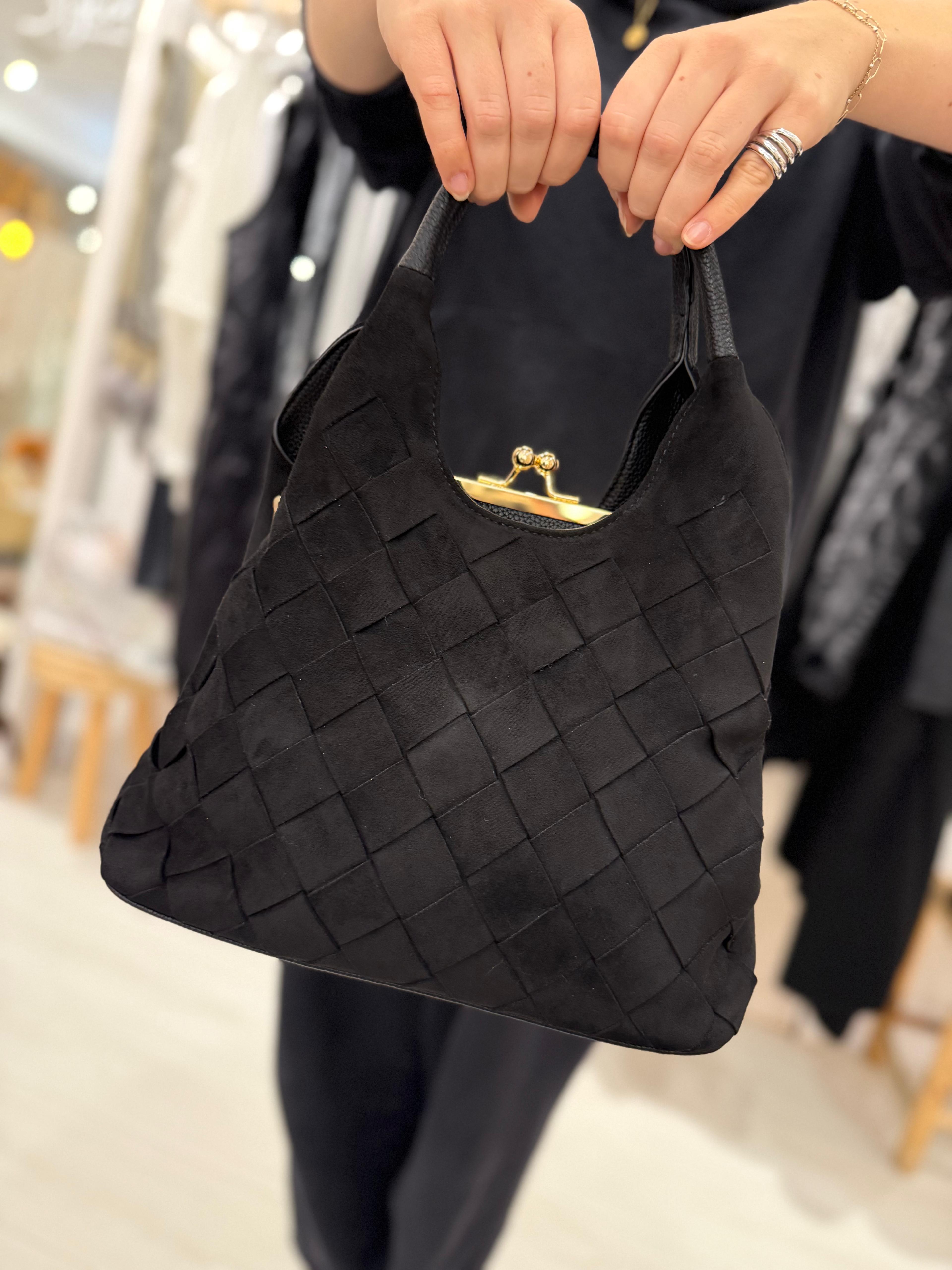 Chrissy Faux Suede Bag