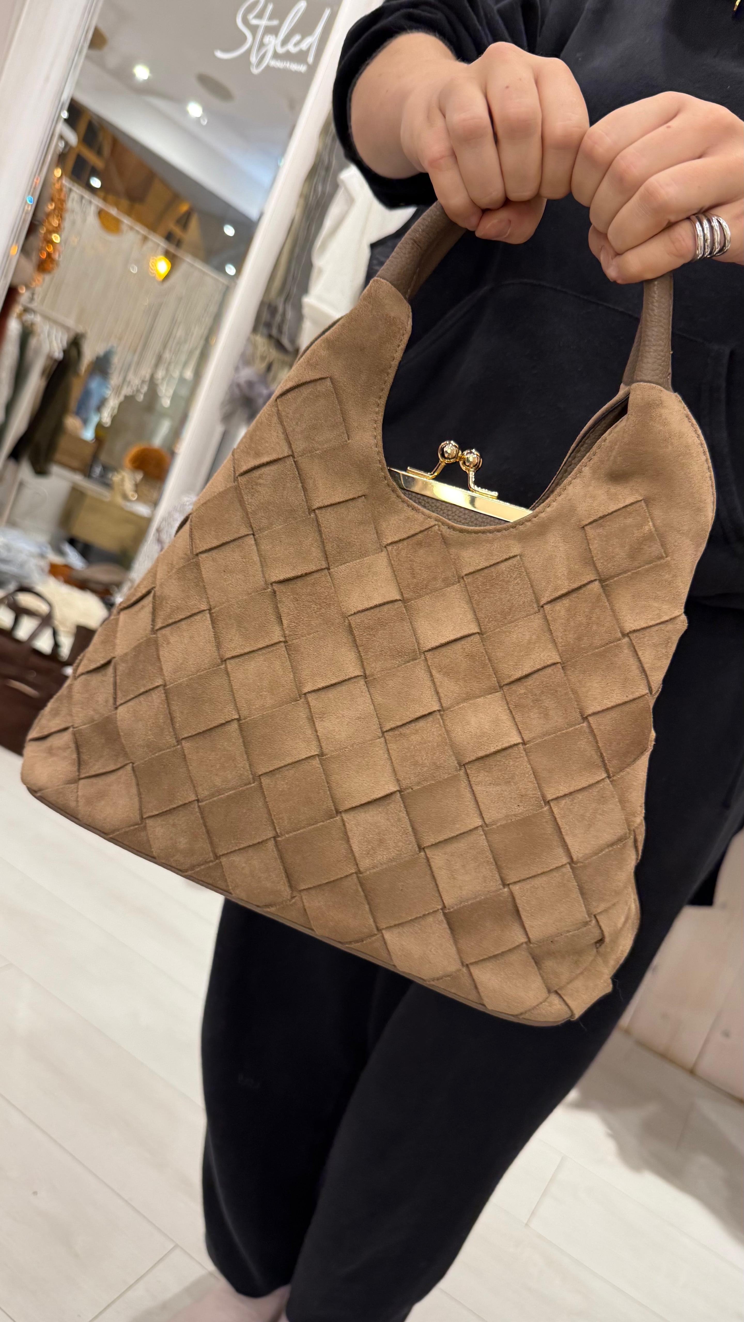 Chrissy Faux Suede Bag