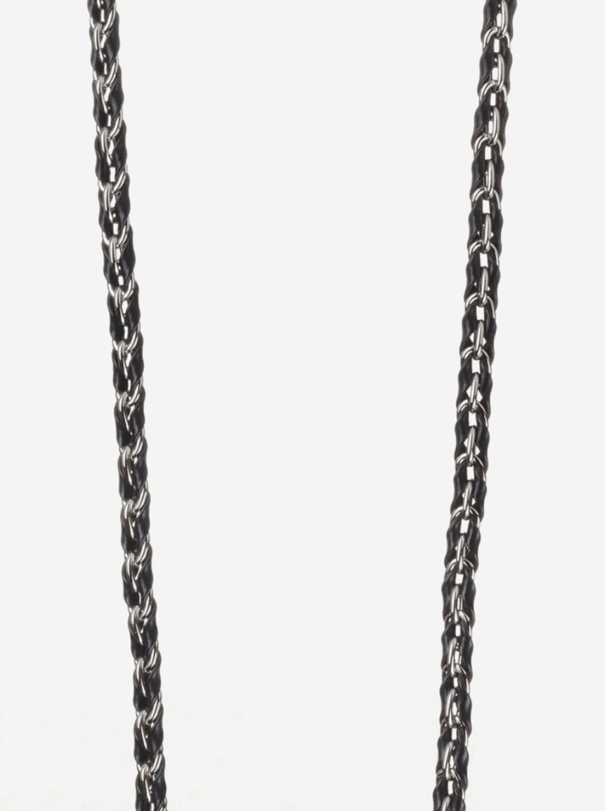 Black and Silver Phone Chain