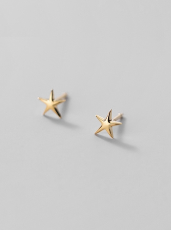 Starfish Gold Stud