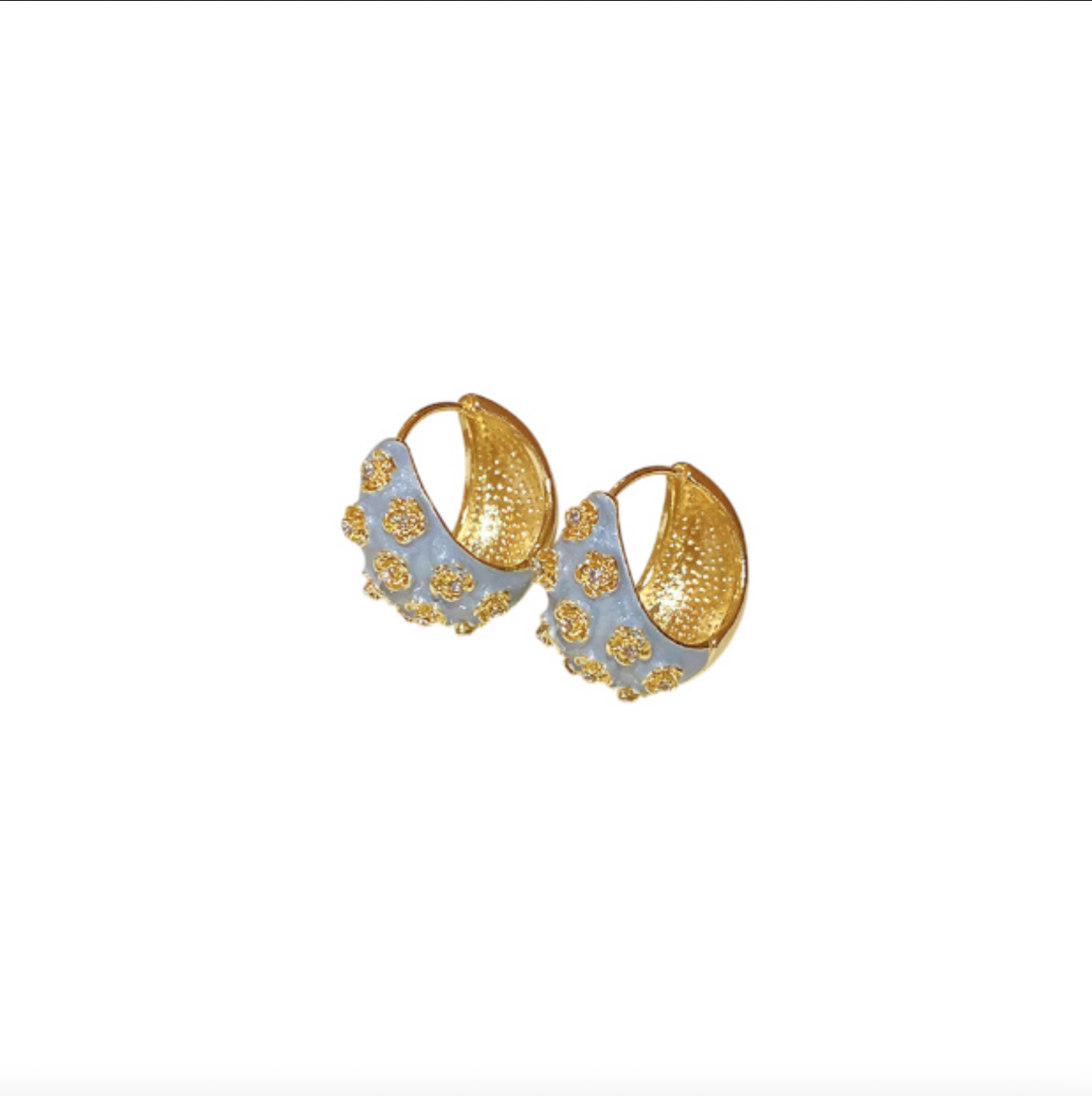 Flower inset hoop
