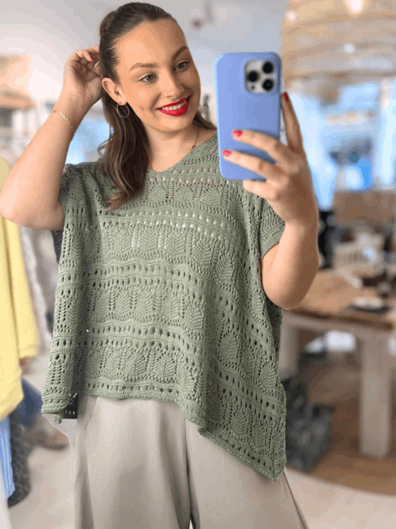 Charlotte Crochet Top