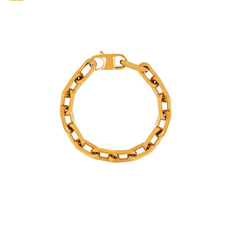 Chunky oval chain bracelet