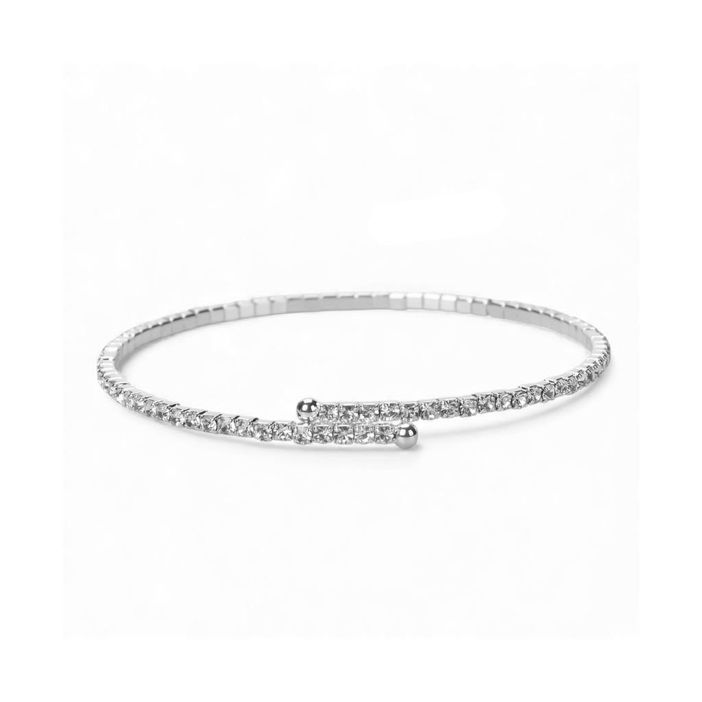 Rhinestone Wraparound Bracelet