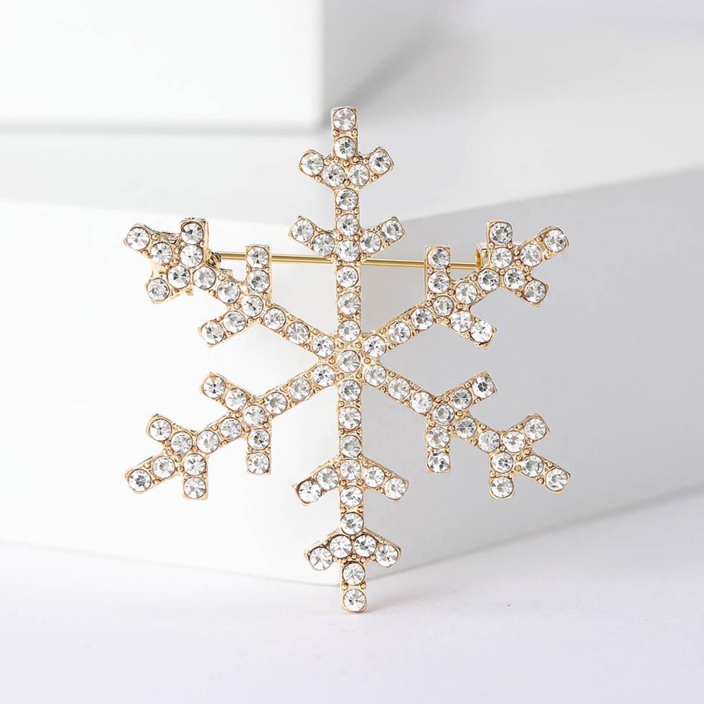Snowflake brooch