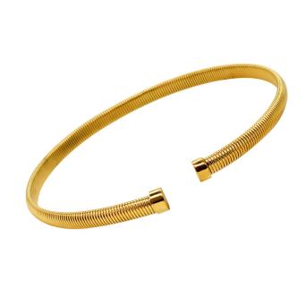 C-Shaped Choker in Gold