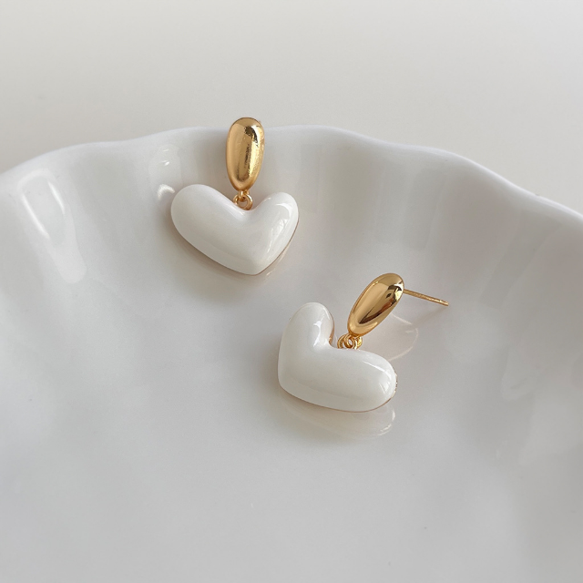 Bubble Heart Earrings