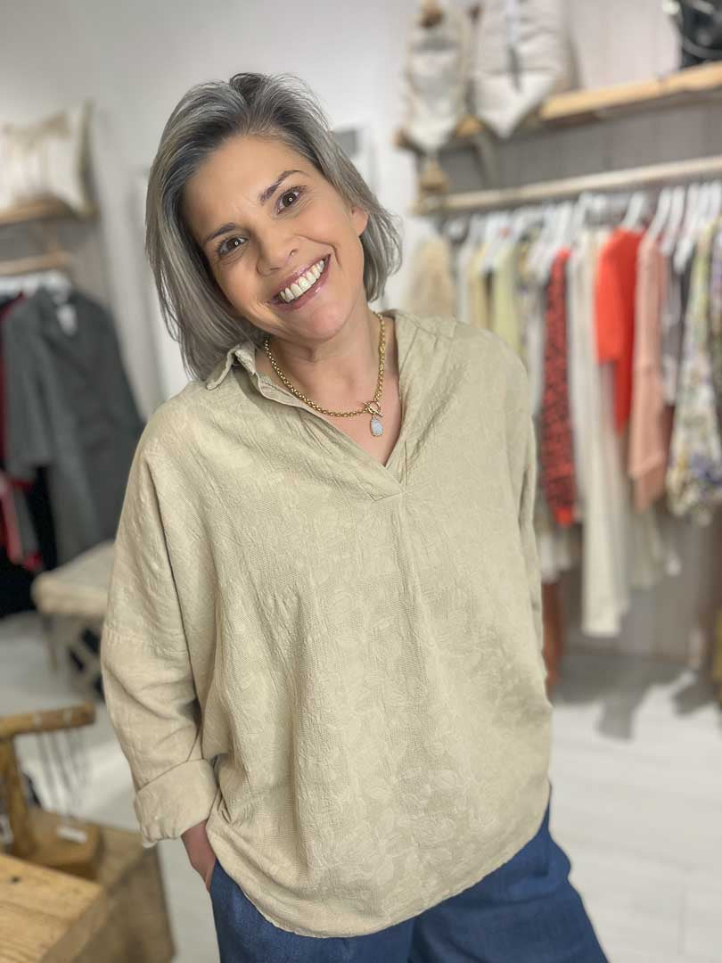 Betty Jacquard Shirt