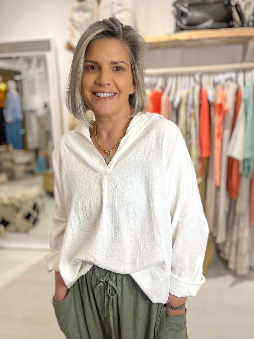 Betty Jacquard Shirt