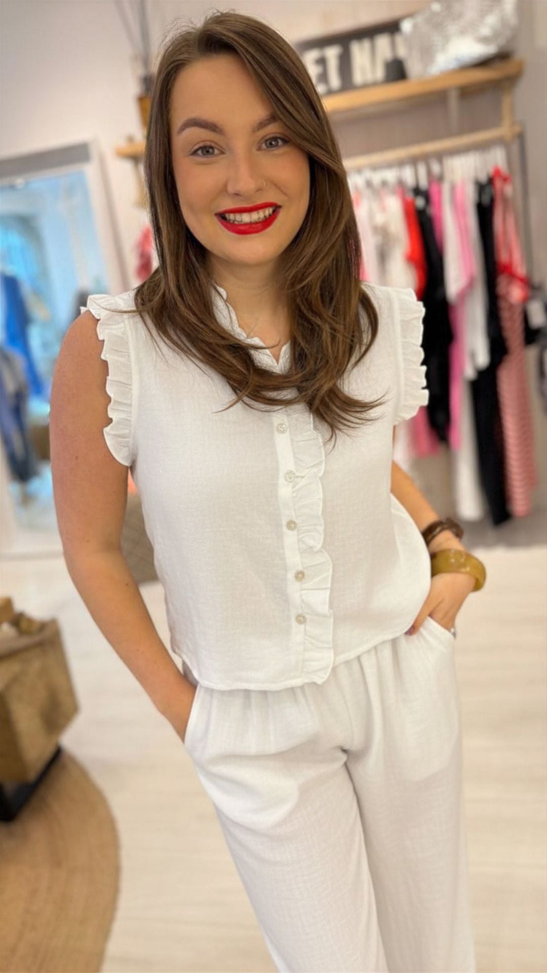 Meryem Frill Top