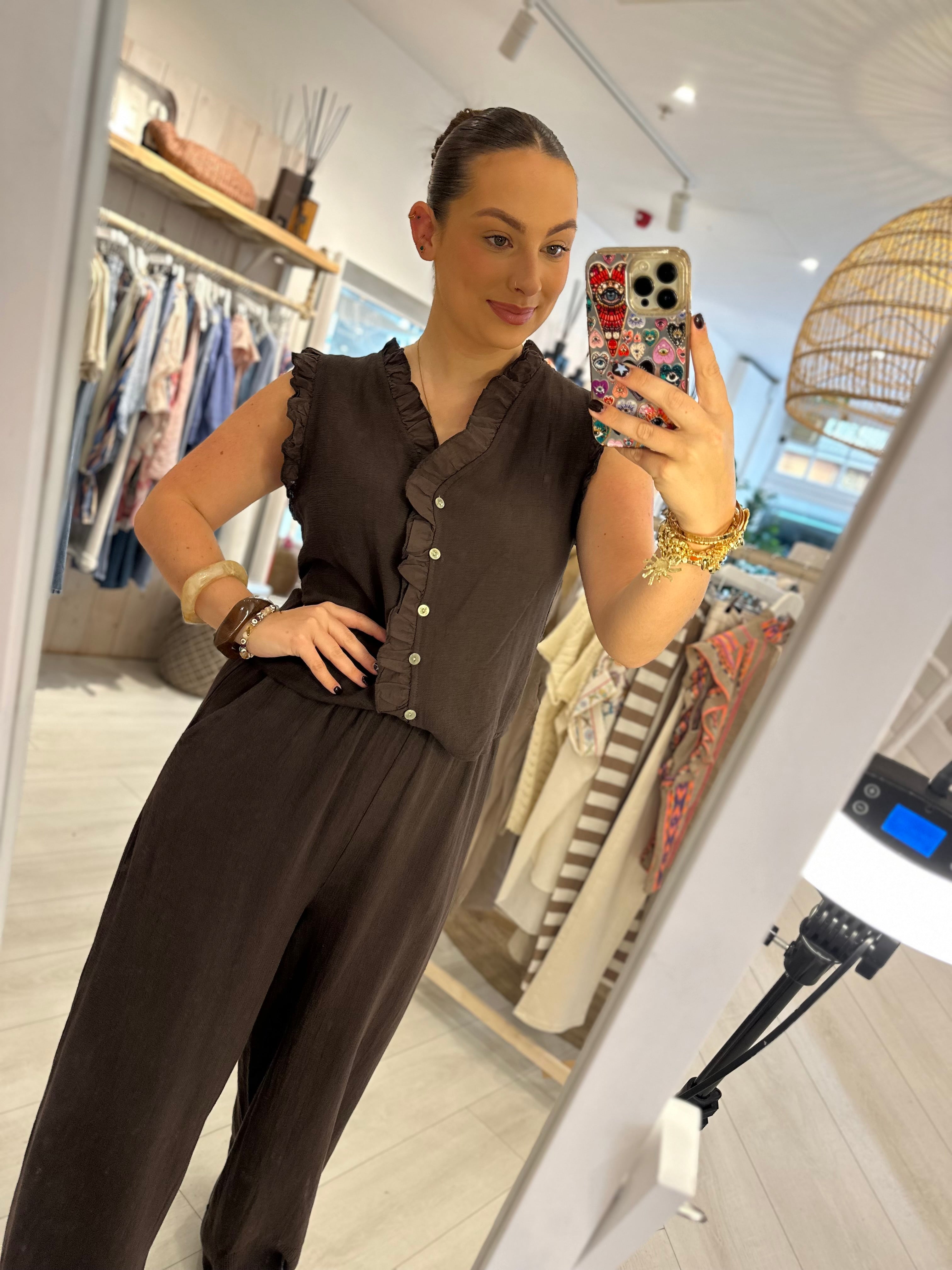 Meryem Frill Top