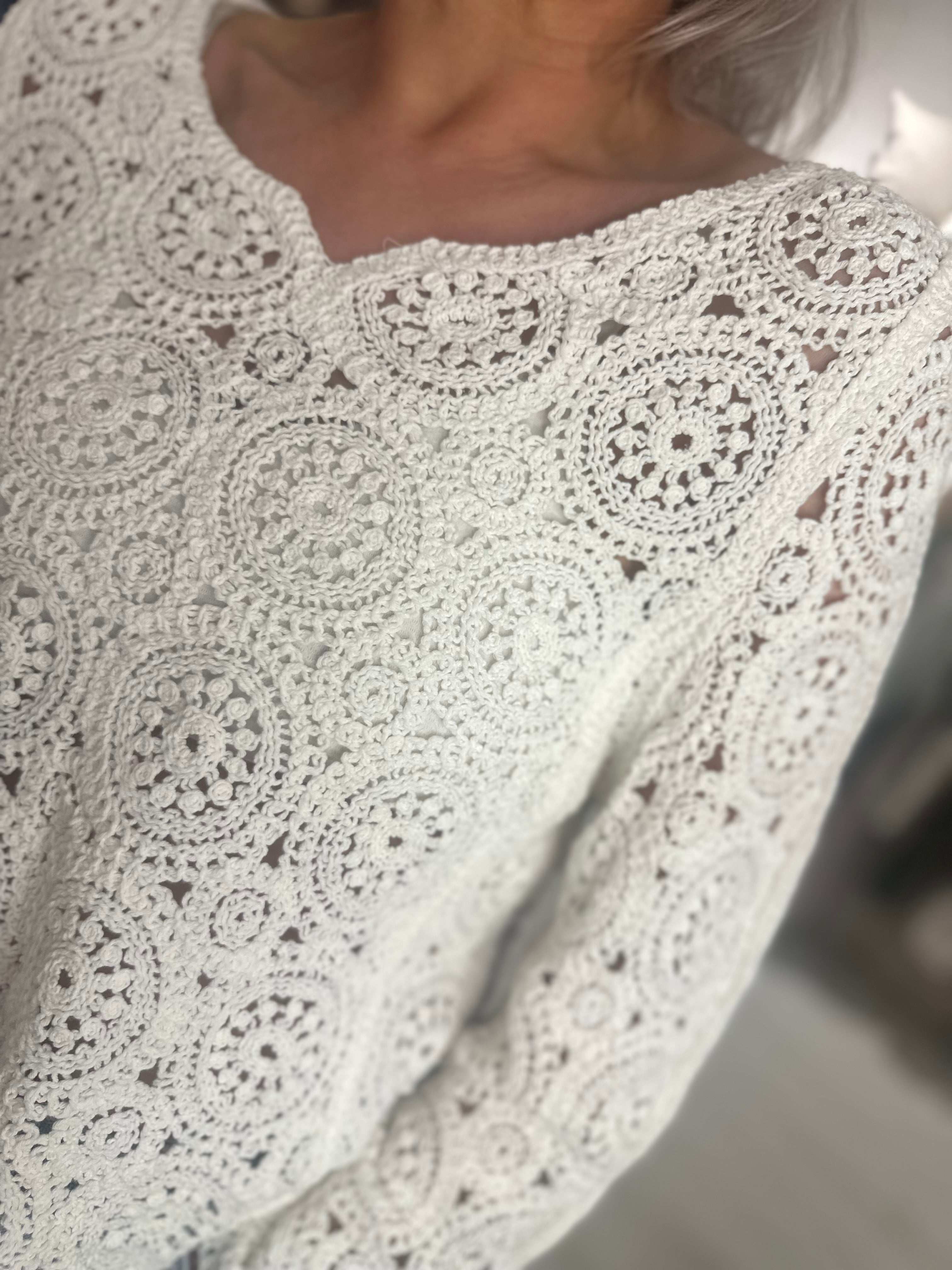 Saffron Crochet Top