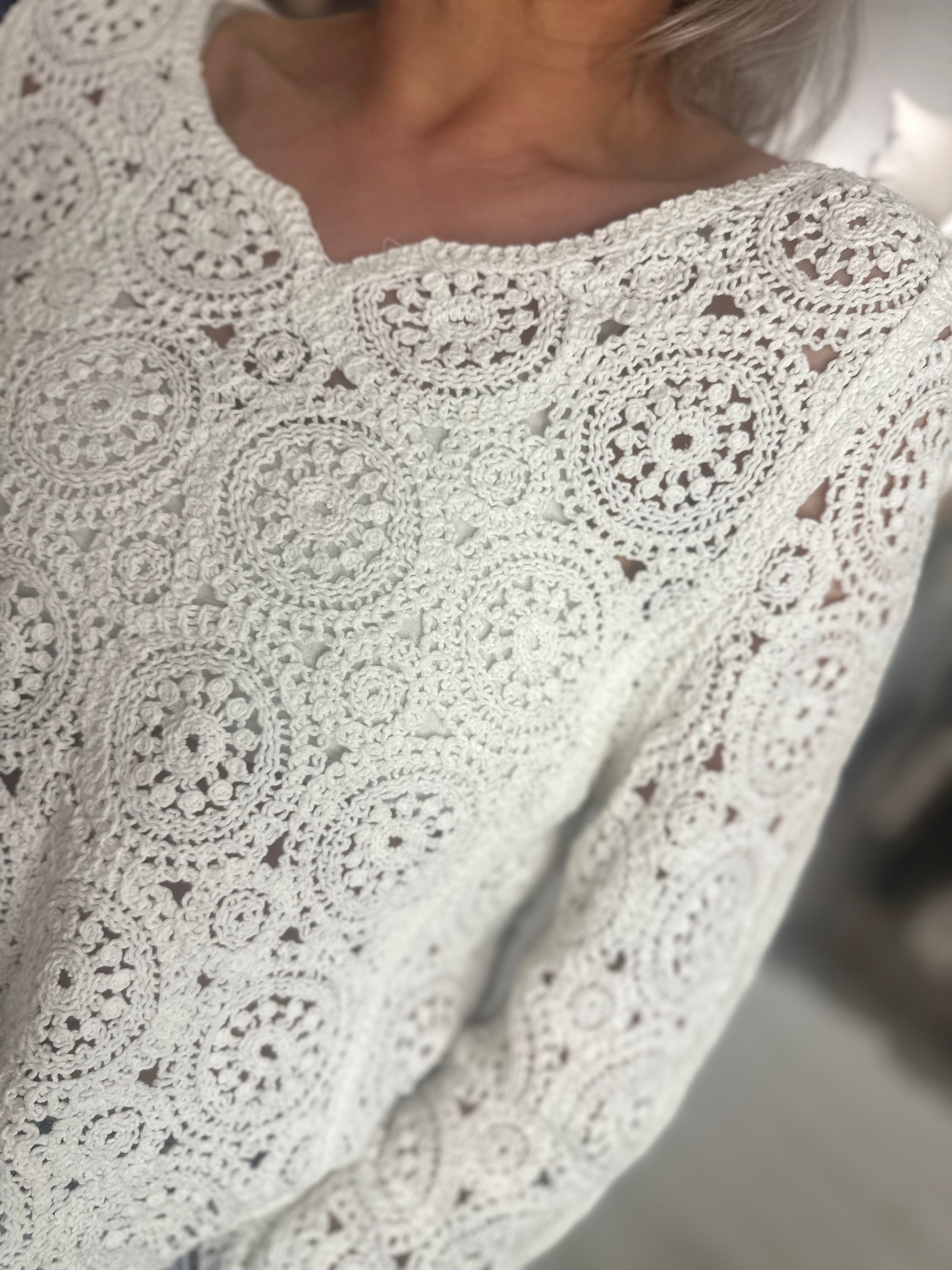 Saffron Crochet Top