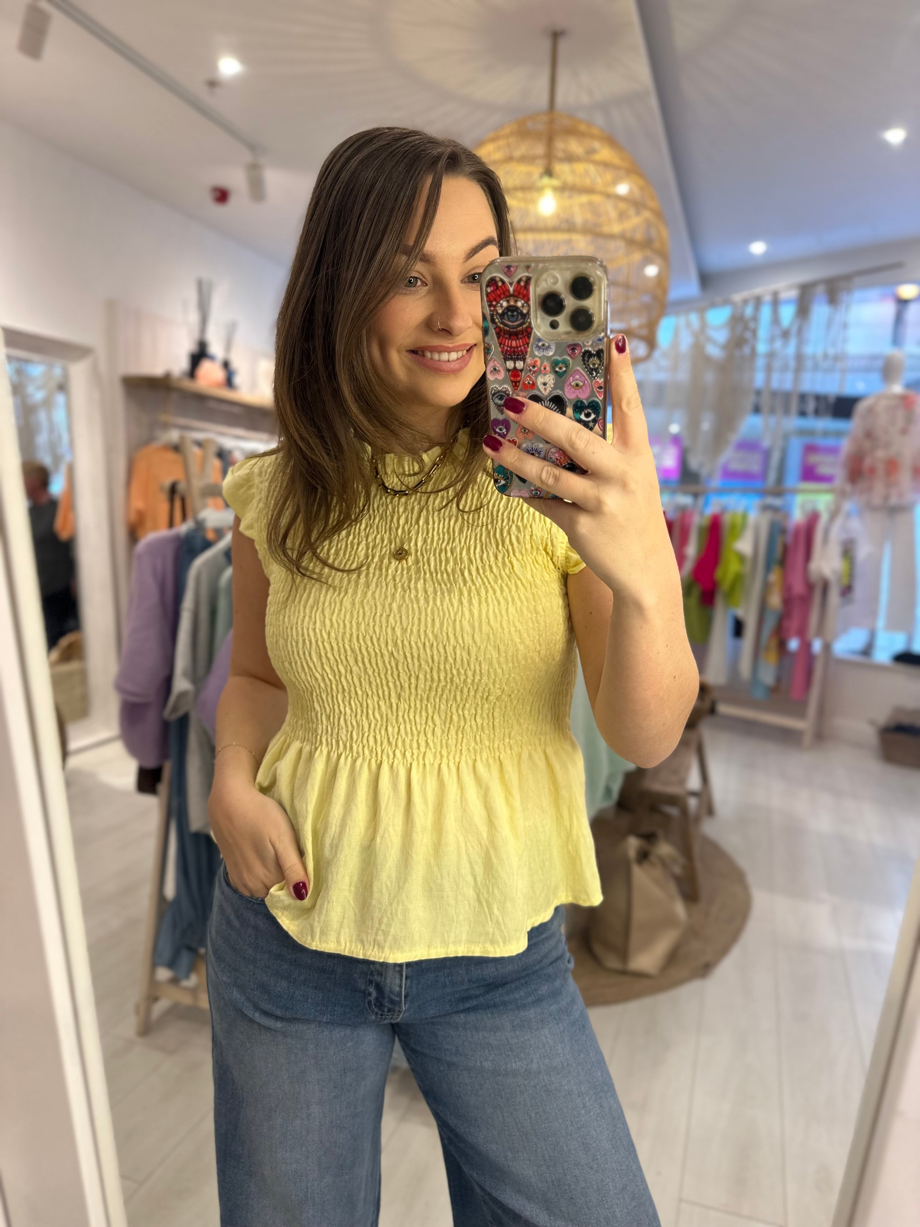 Yasmine Elasticated Top