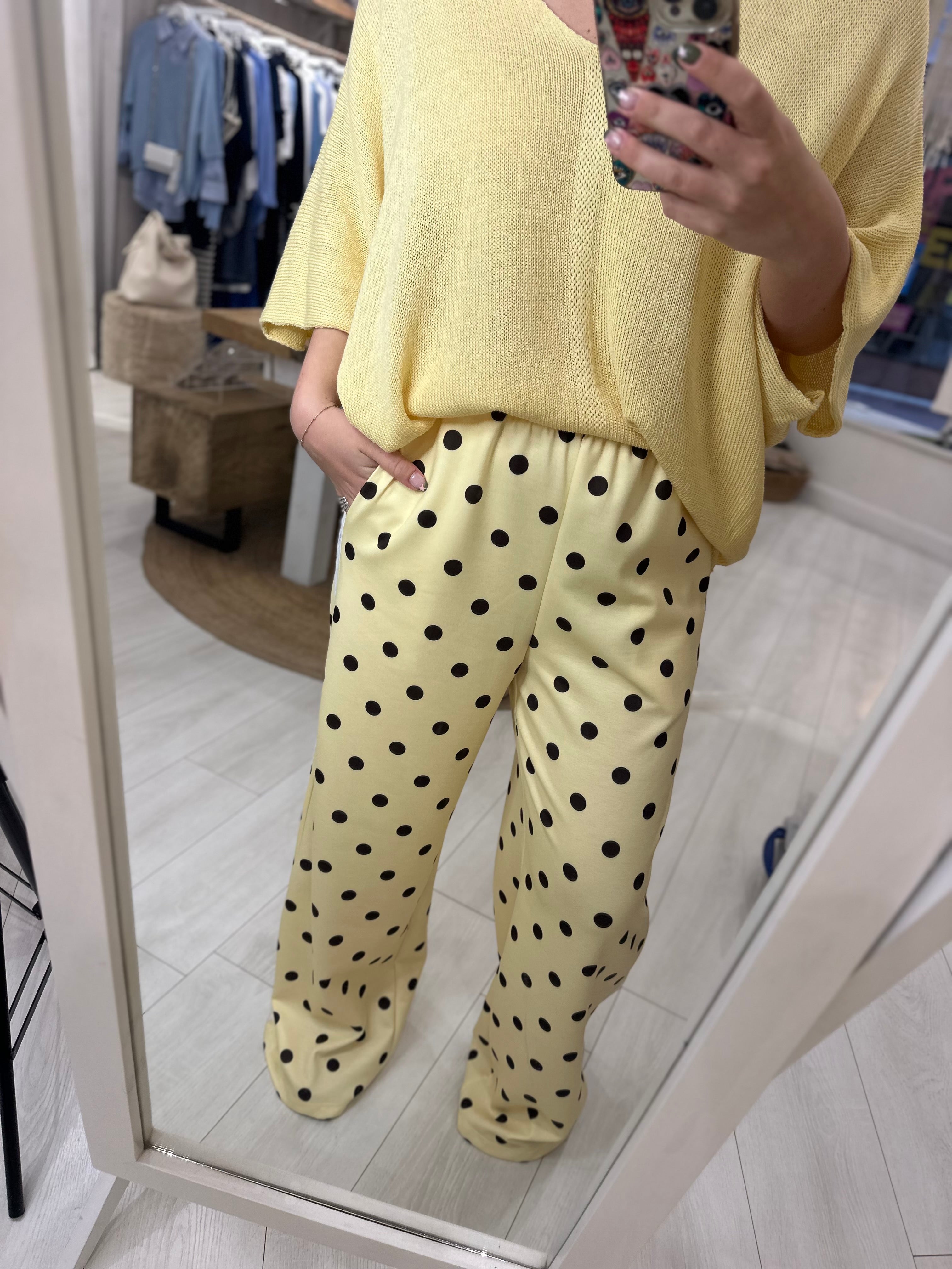 Dolly Polka Dot Wide Legs