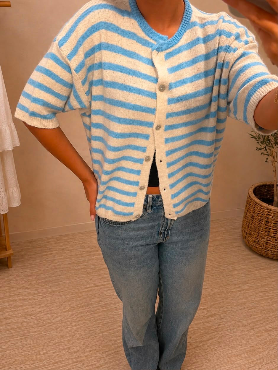 Madison Stripe Cardi