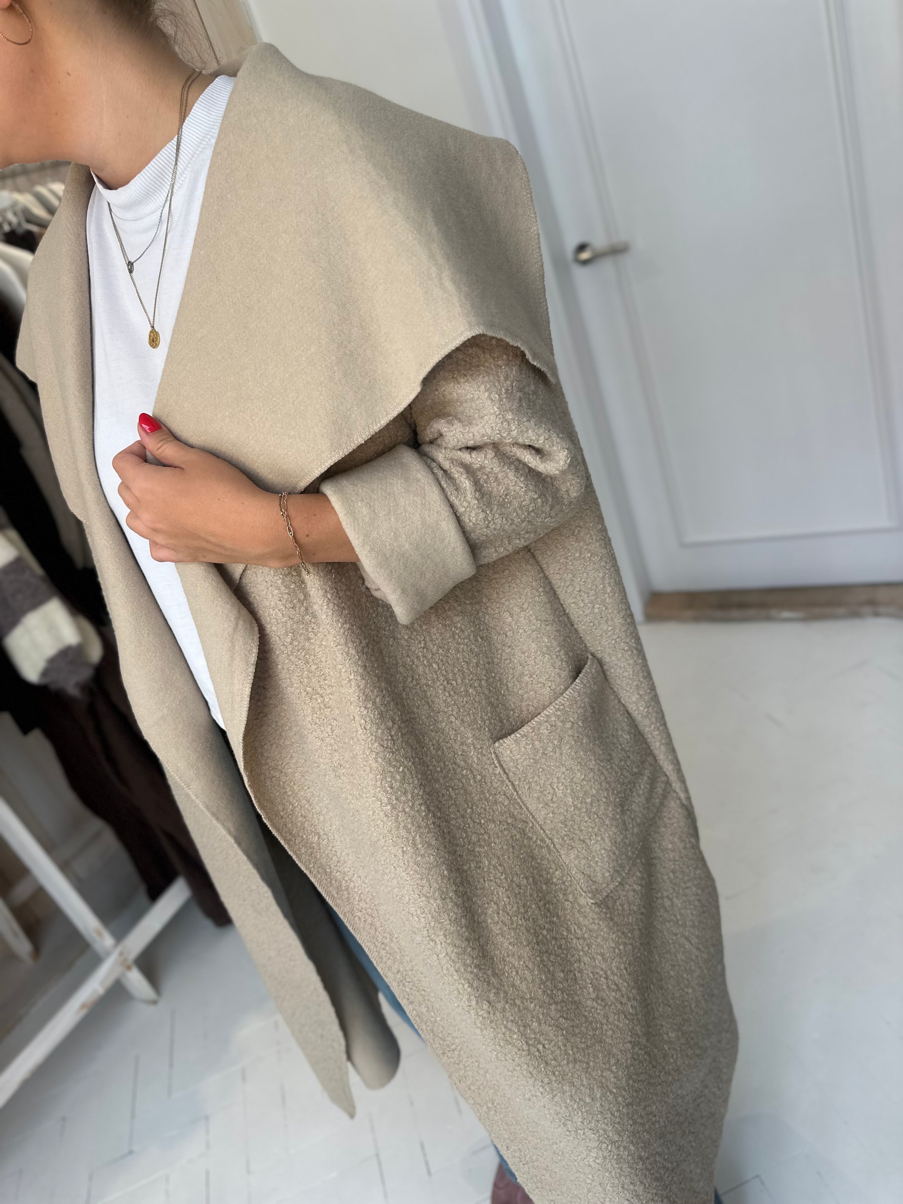 Leila Boucle Overcoat