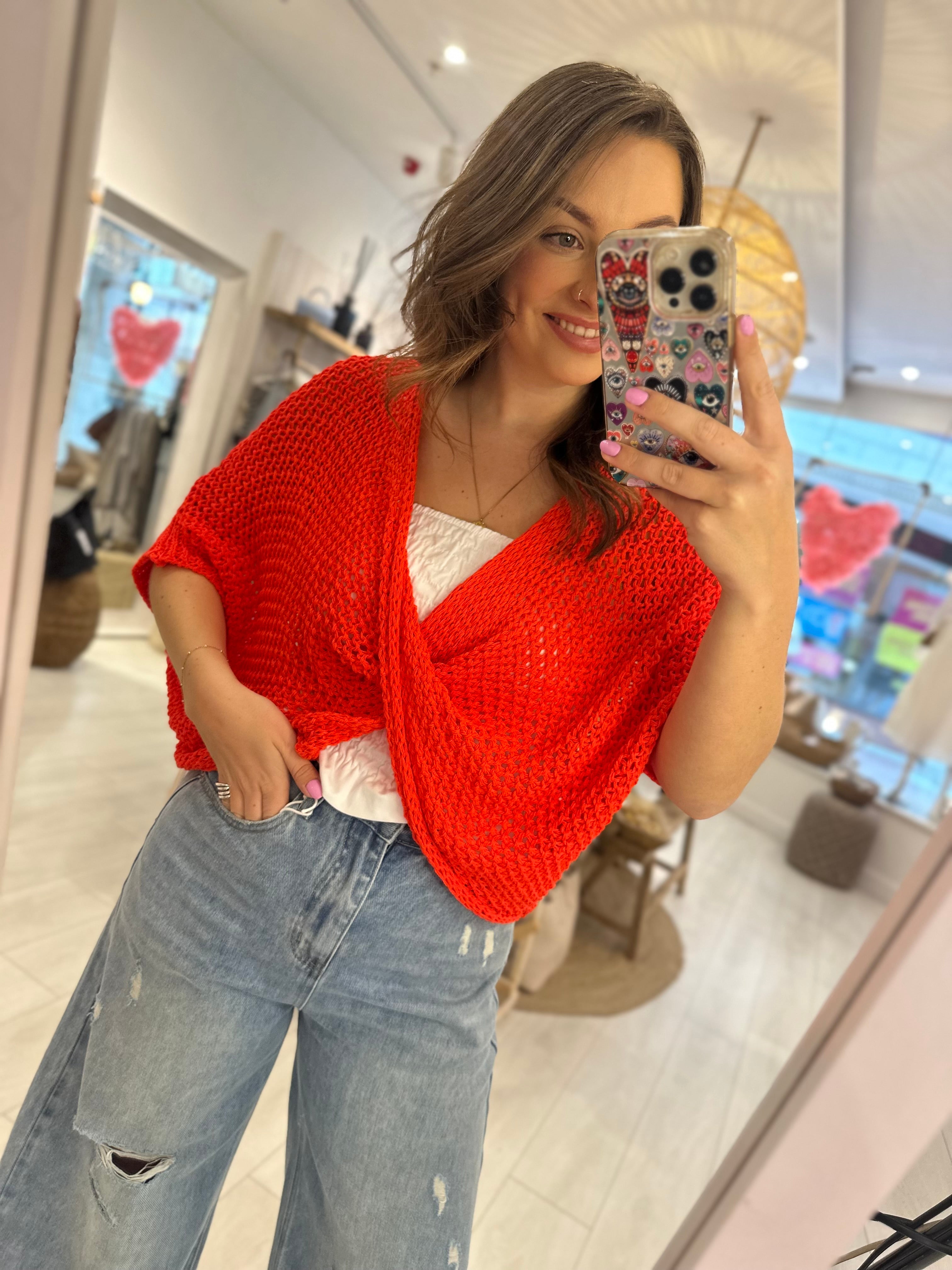 Clairo Twist Front Knit