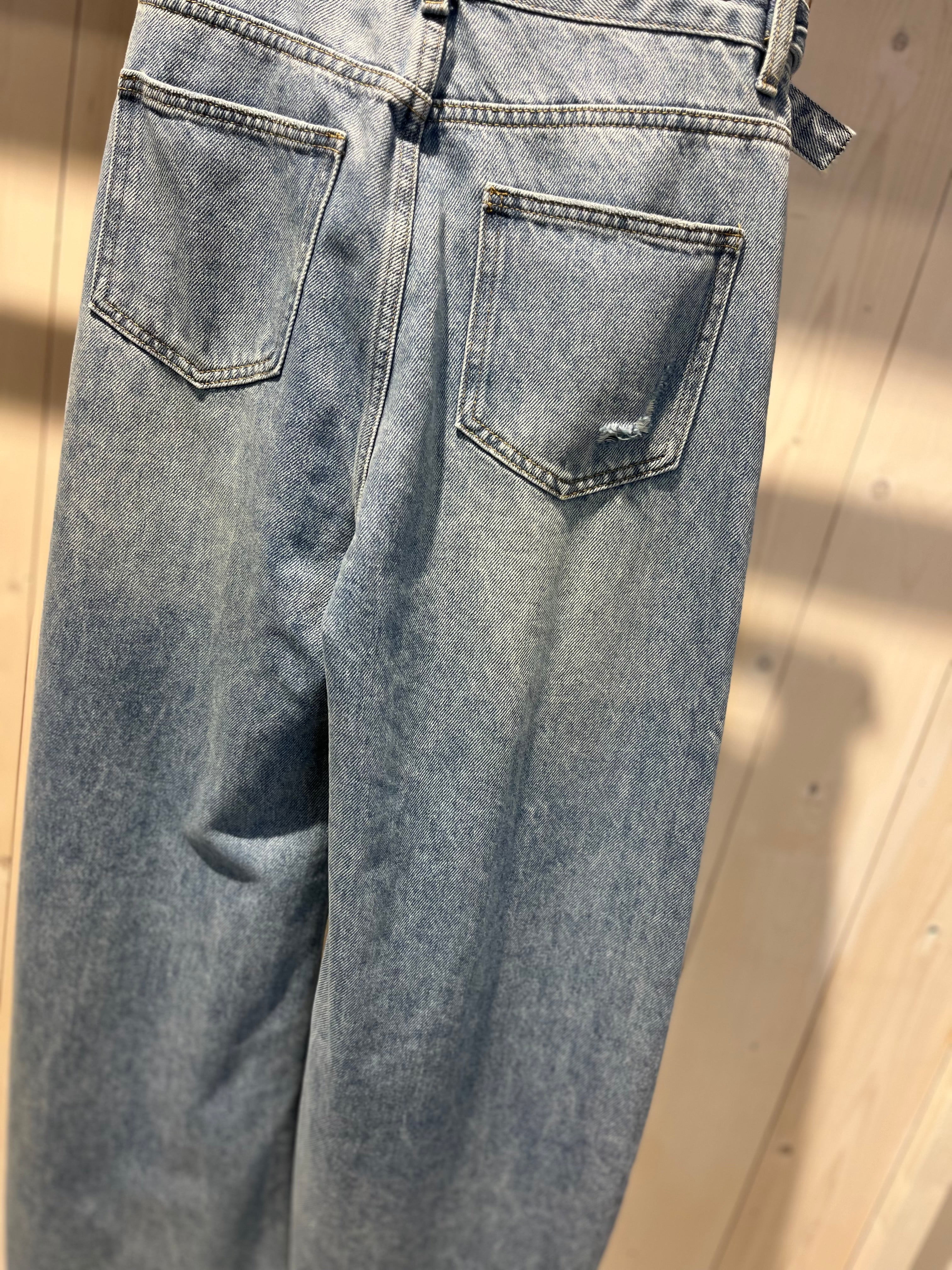 Marley Baggy Barrel Ripped Jeans