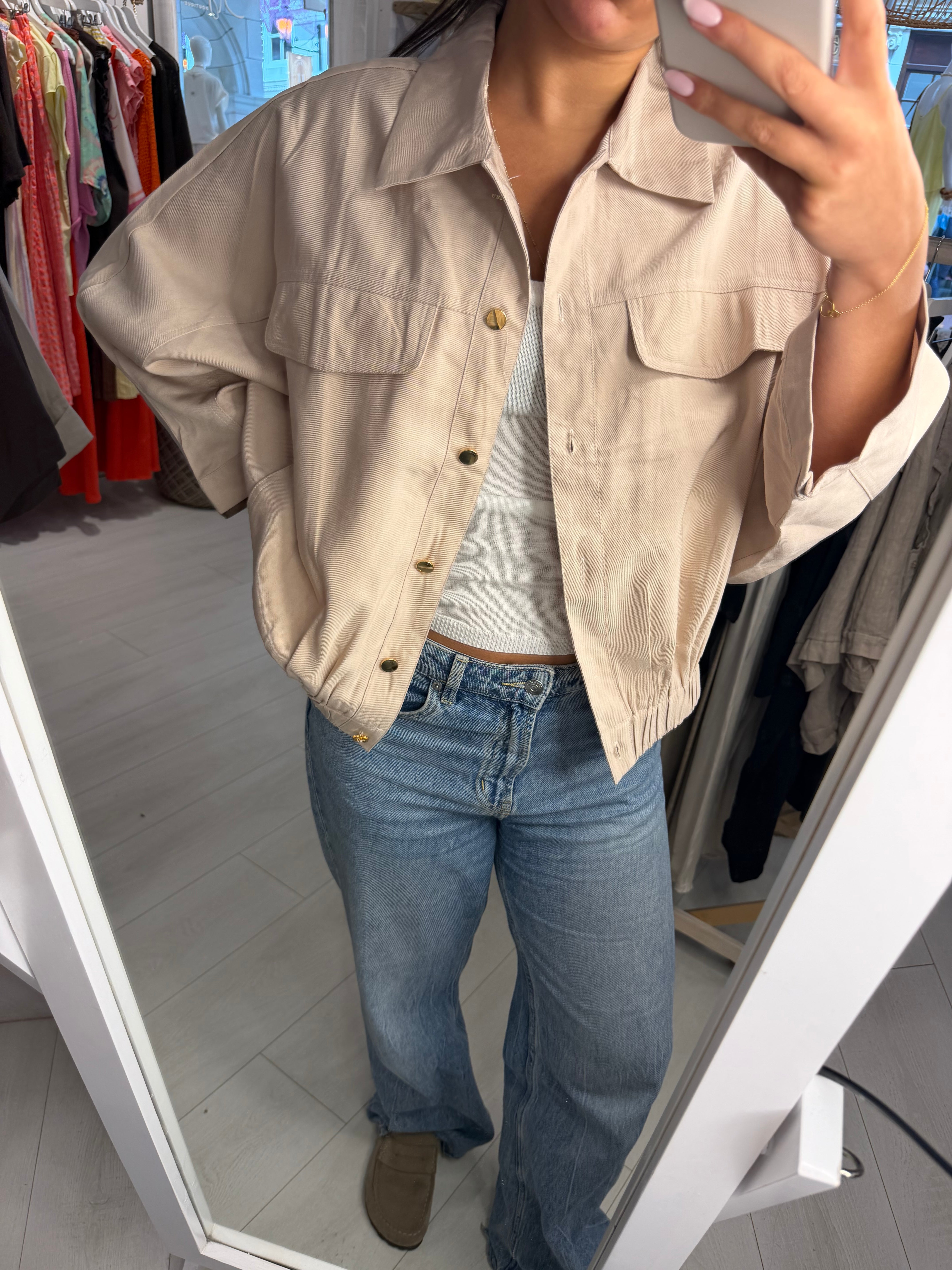 Leonie Button Front Jacket