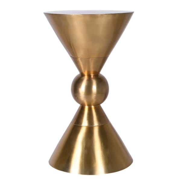 Brass Waisted Side Table