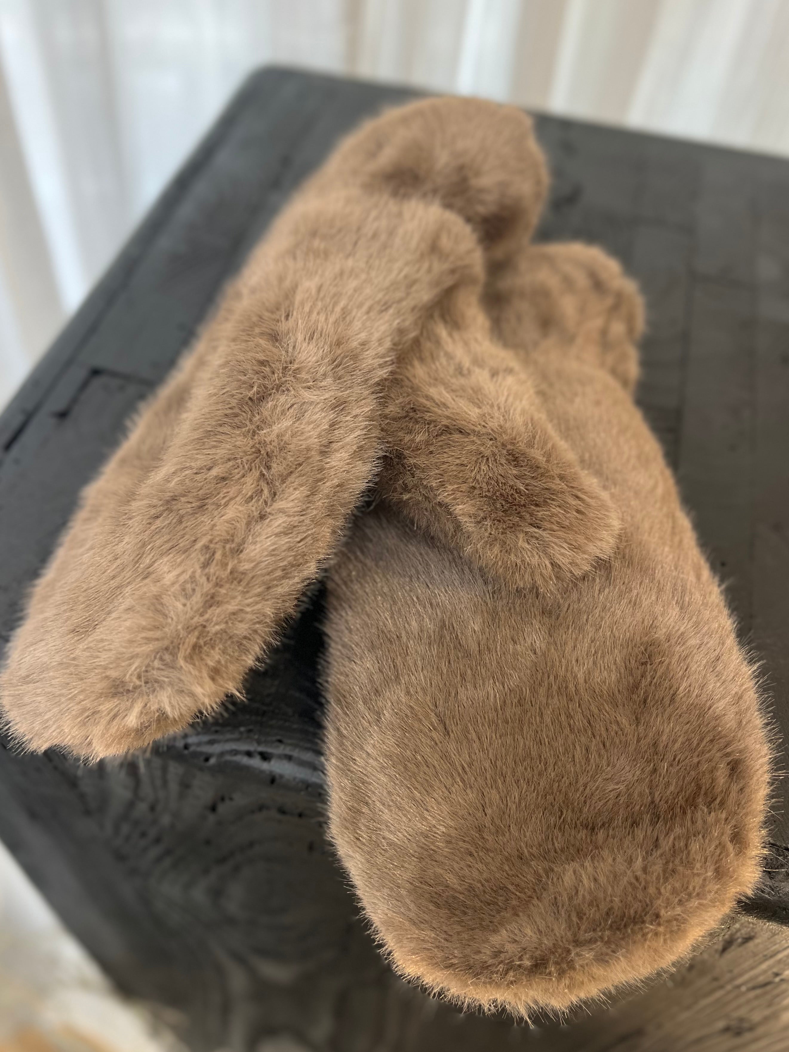 Winter Faux Fur Mittens