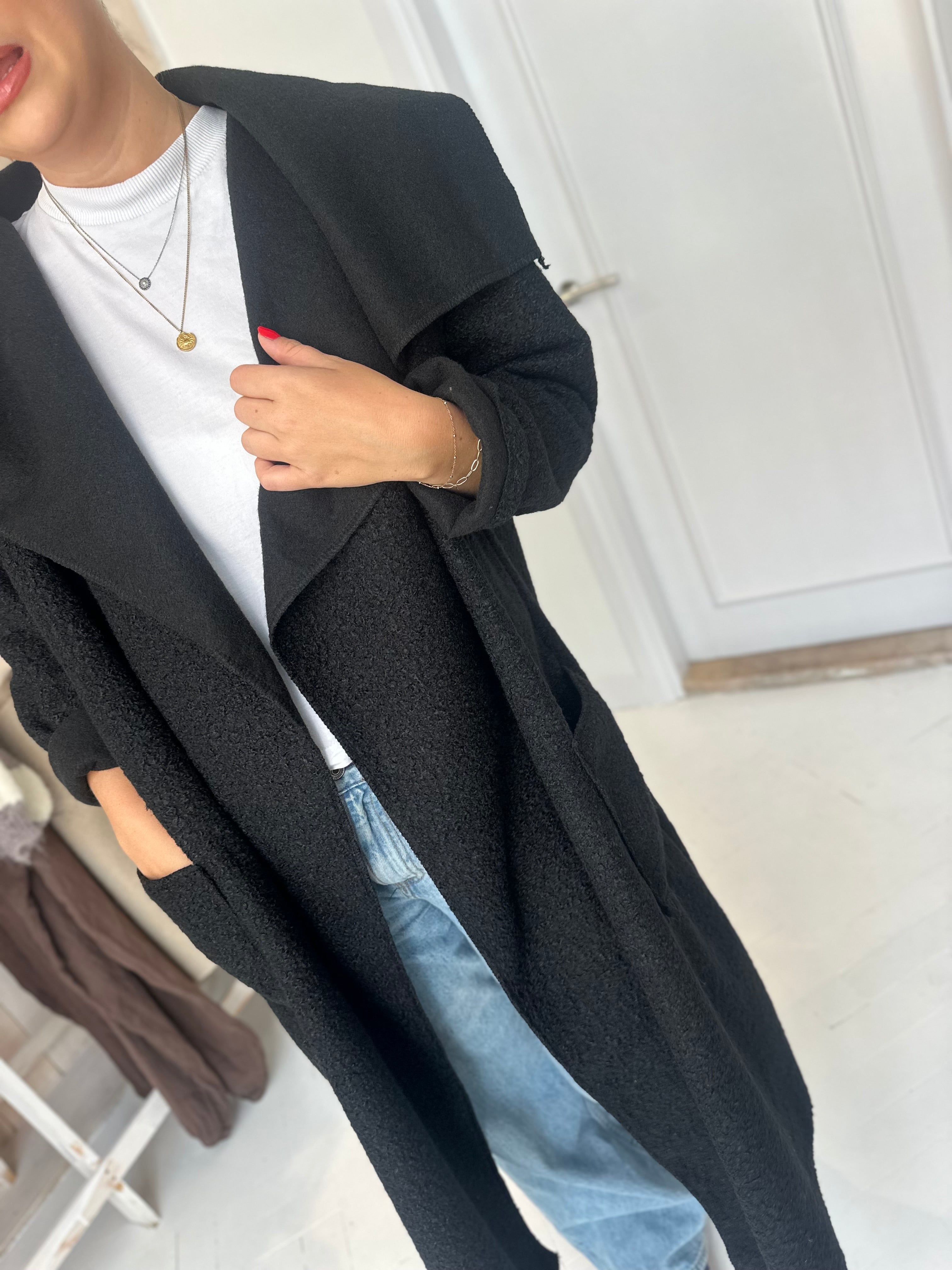 Leila Boucle Overcoat