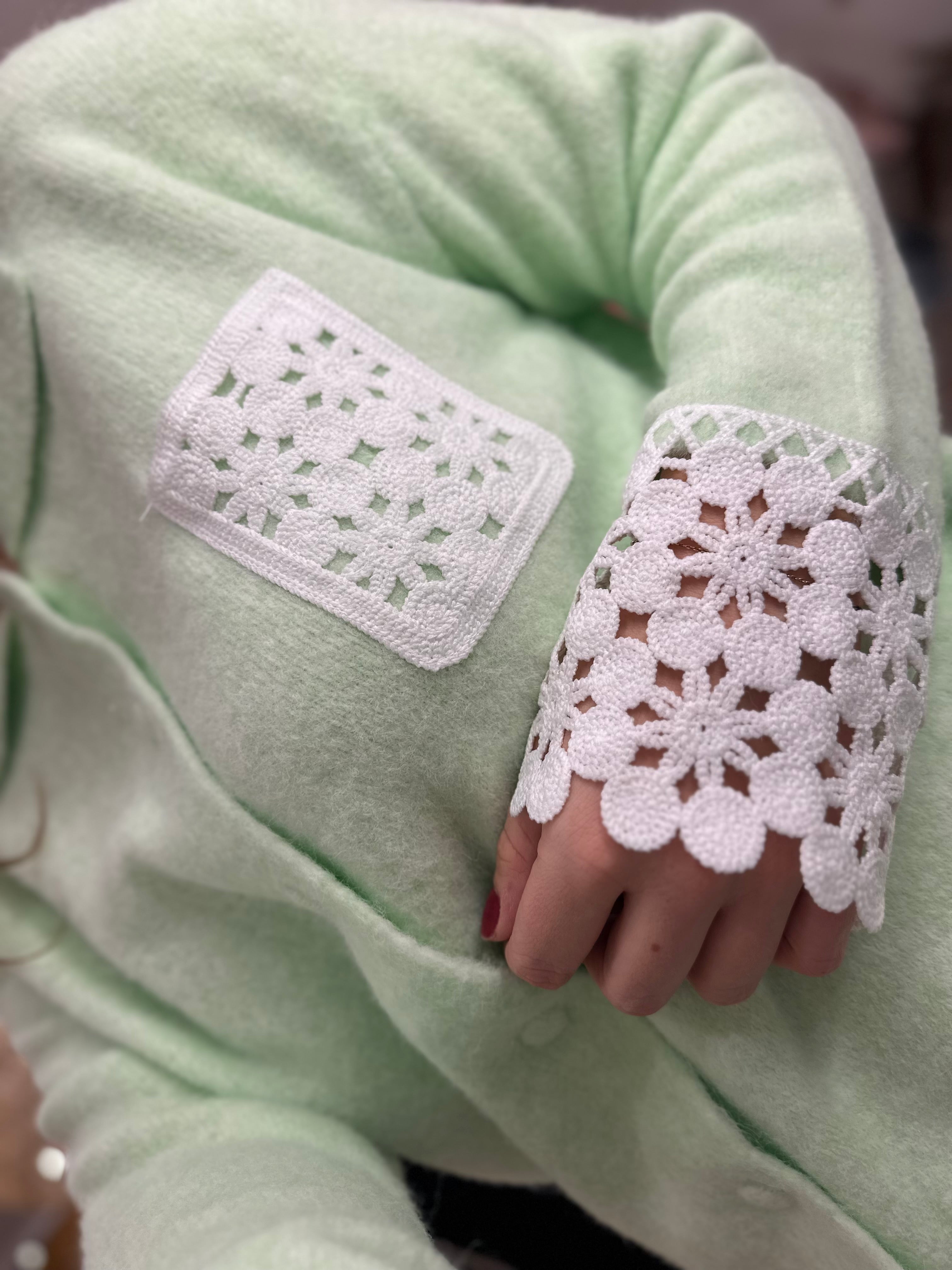 Ottie Crochet Detail Knit