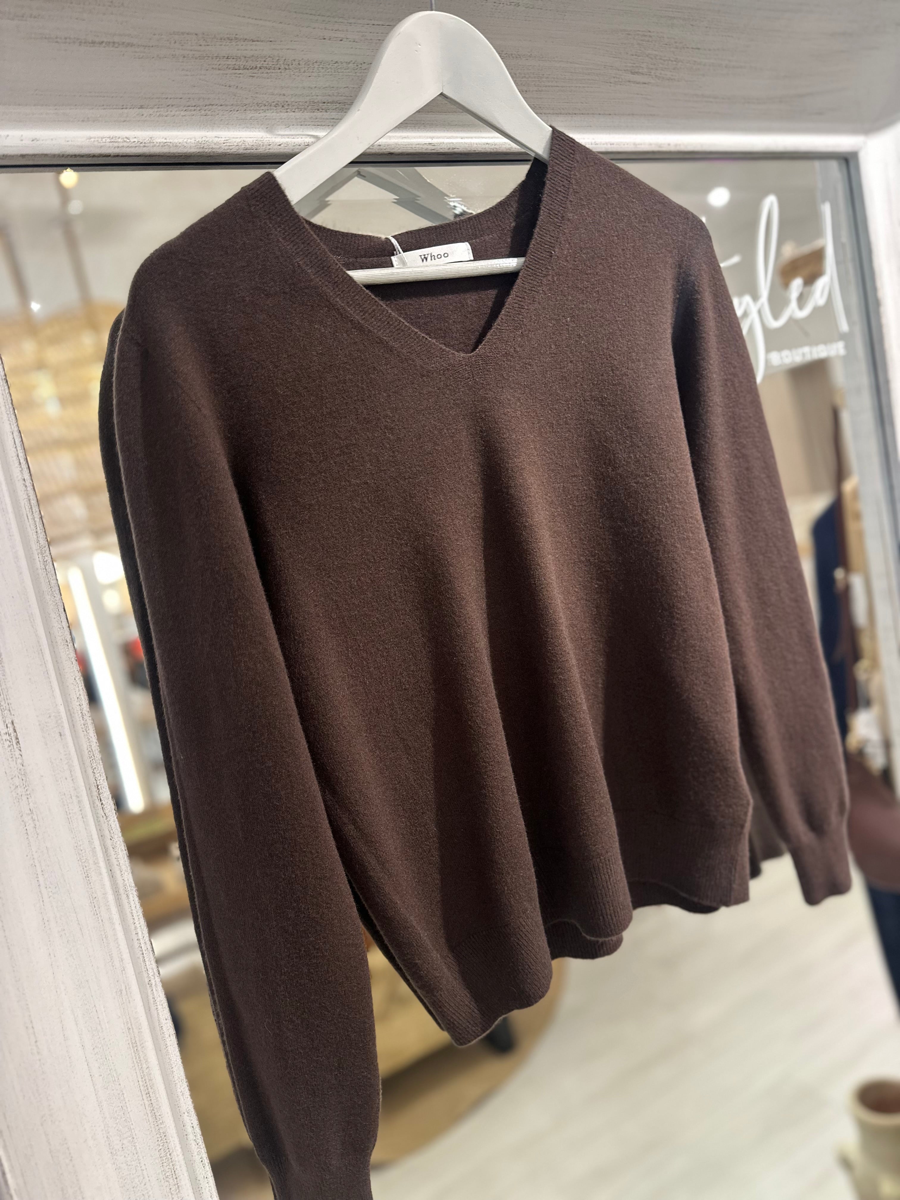 Rosie V-Neck Lightweight Knit