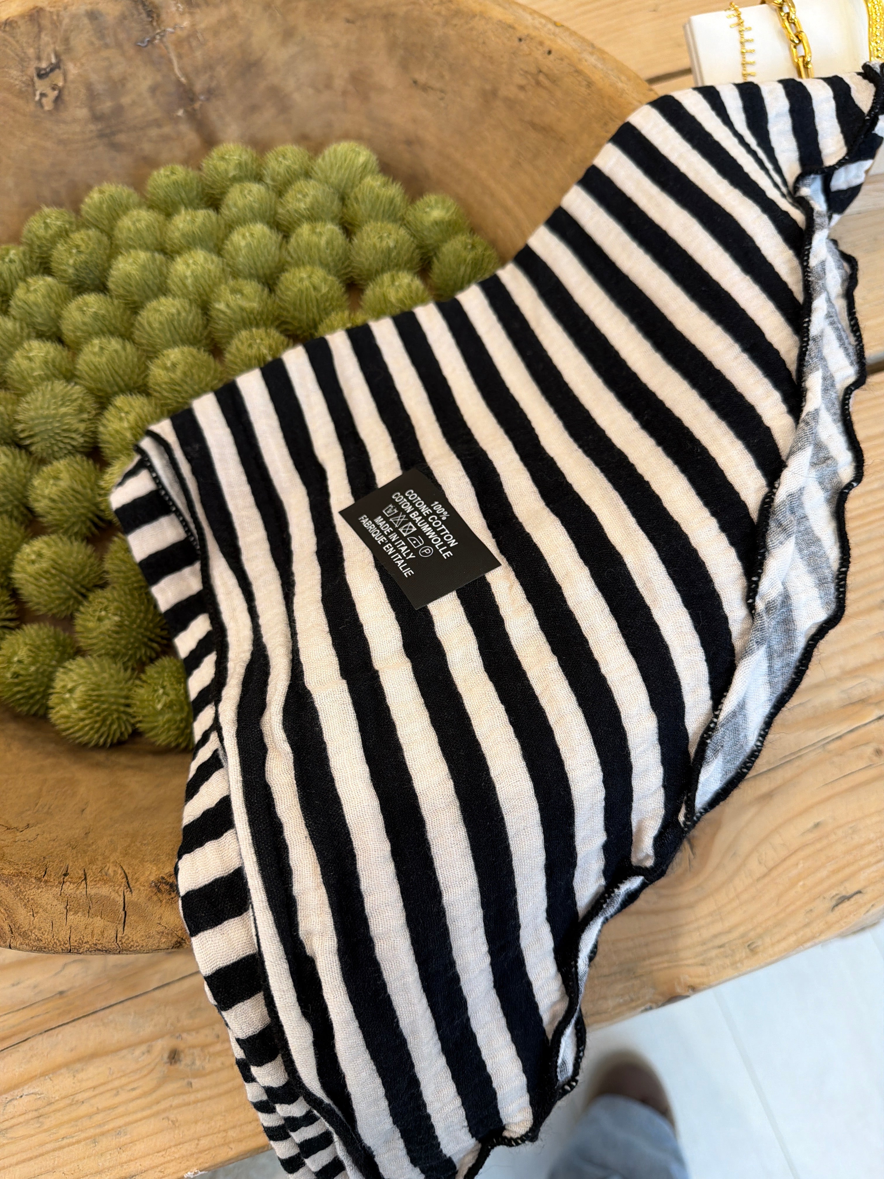 Cotton Striped Neckerchief