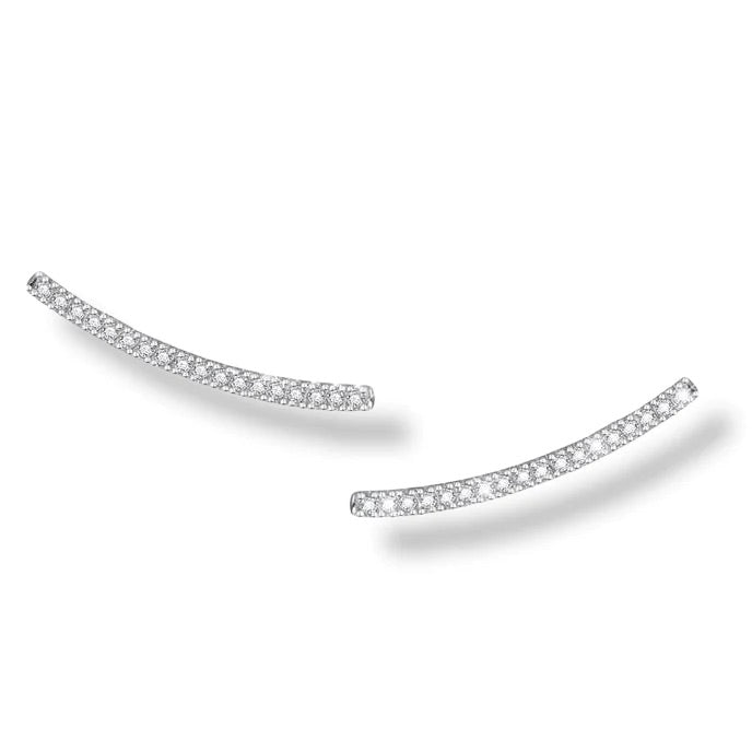 Crystal bar ear climber